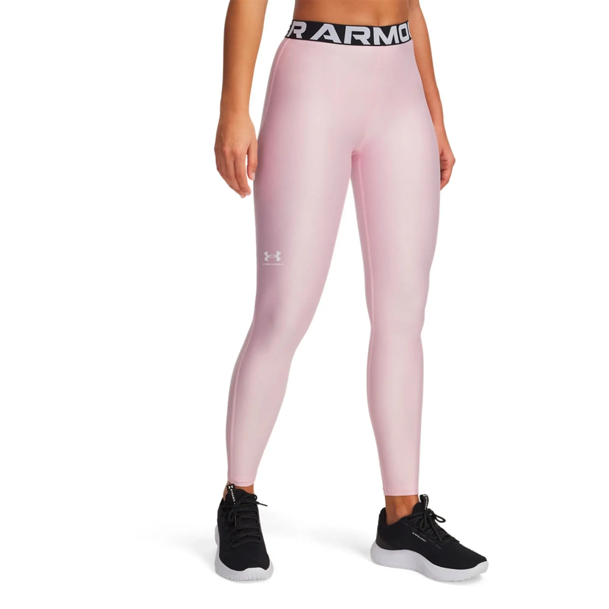 Under Armour Women's HeatGear® Leggings Prime Pink / White XXL