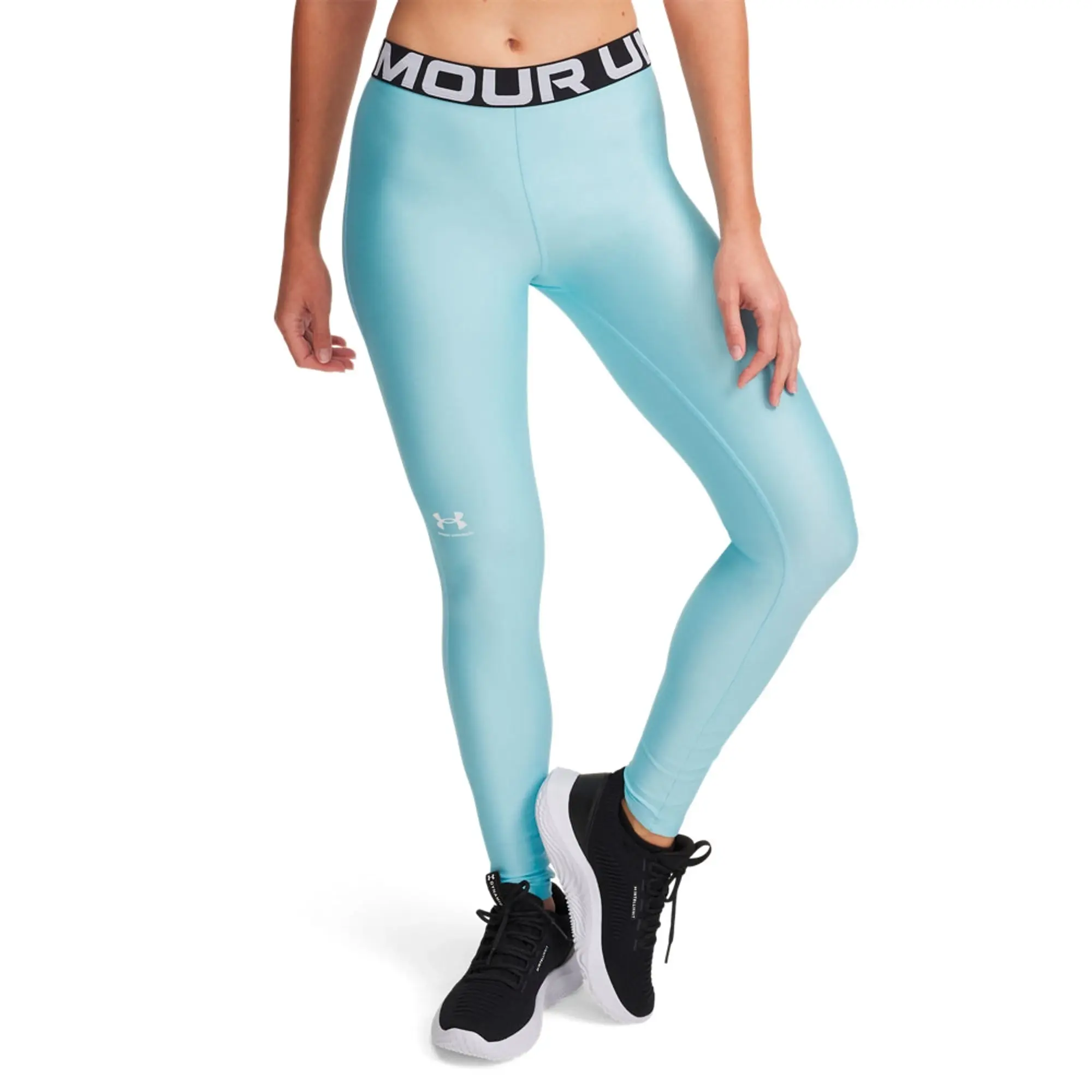 Under Armour Women's HeatGear® Leggings Stream / White XXL