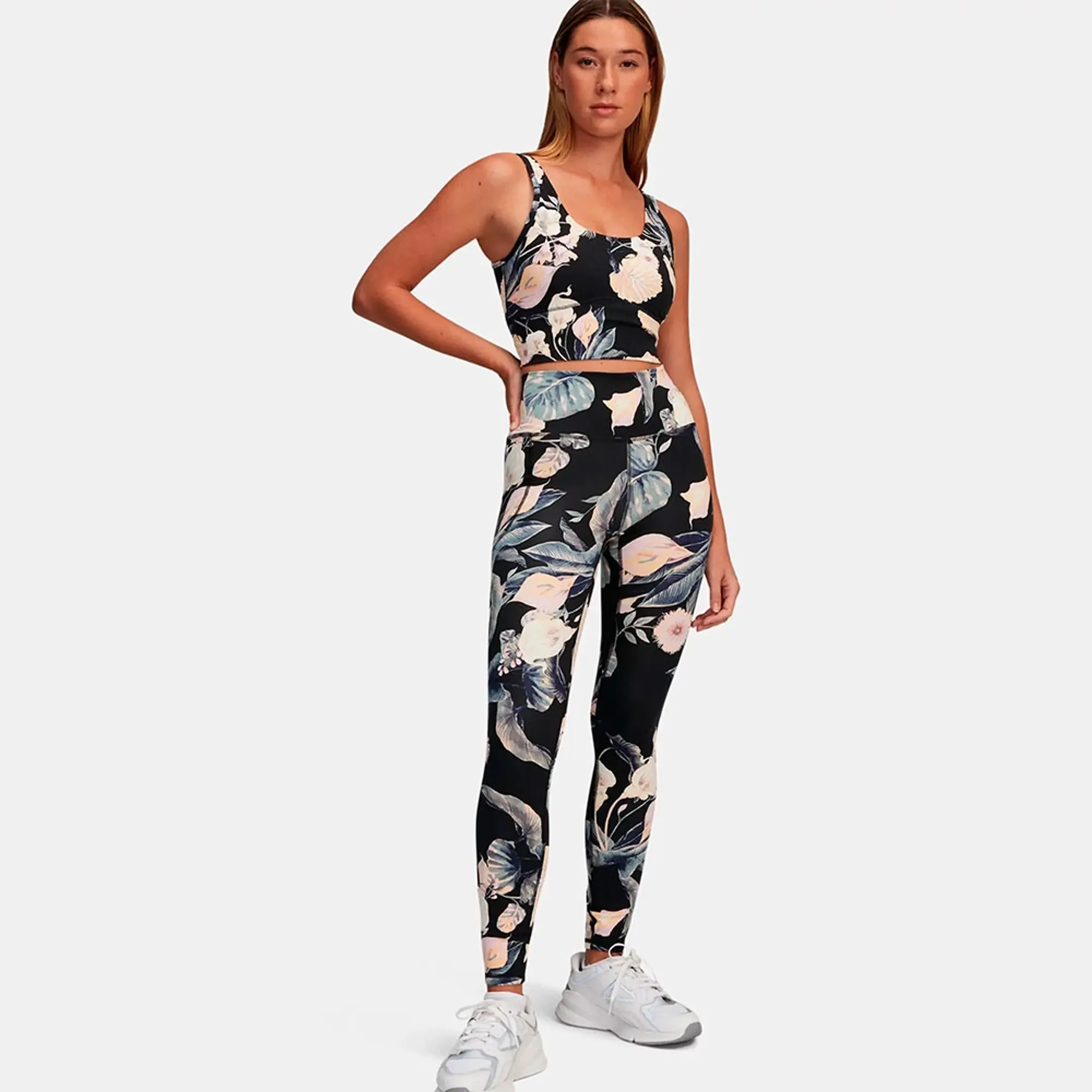 Women's  Under Armour  Meridian Printed Leggings Black / Black XS