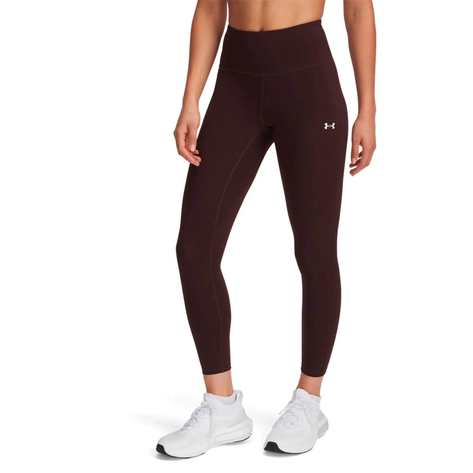 Women's  Under Armour  Motion Ankle Leggings Brown Obsidian / White XS