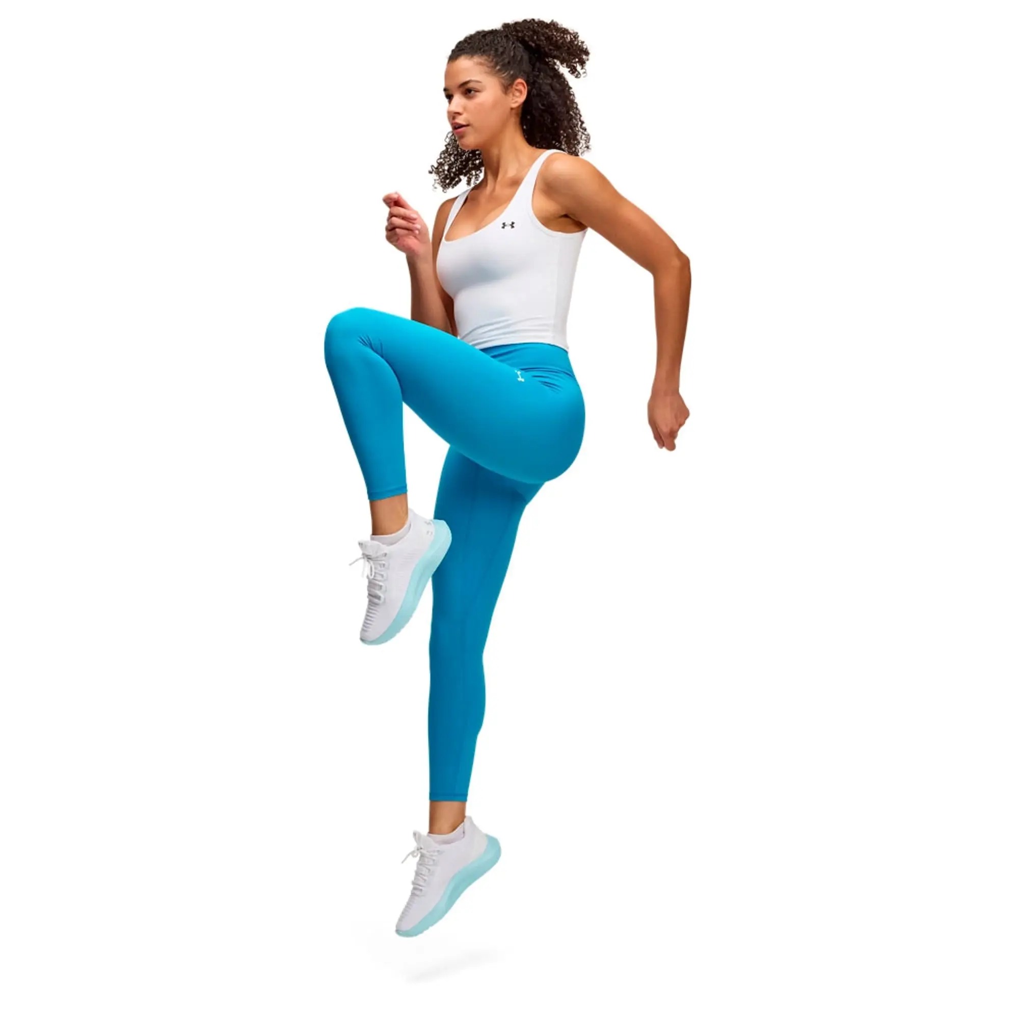 Women's  Under Armour  Motion Ankle Leggings Ether Blue / White XS