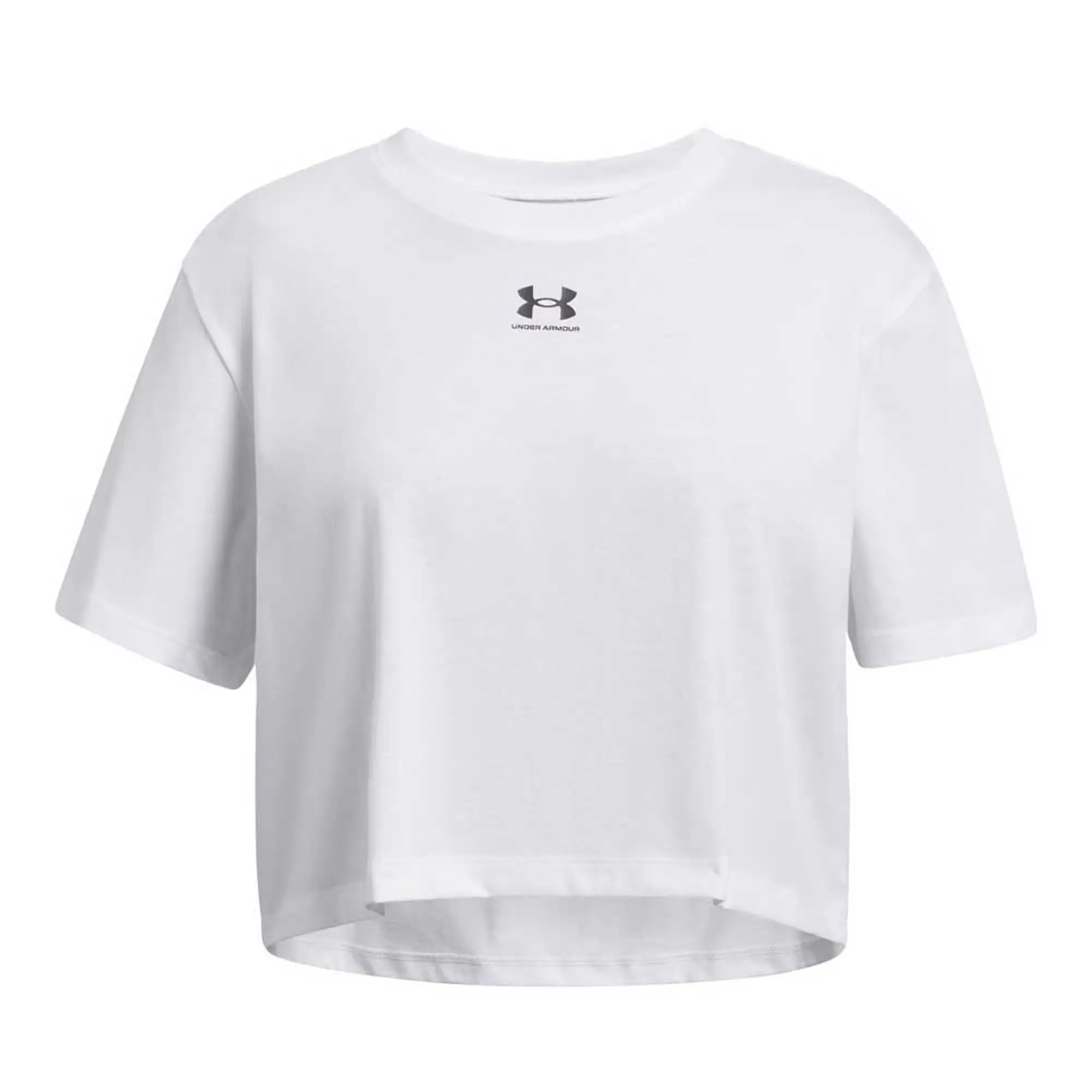 Girls'  Under Armour  Rival Short Sleeve White / Black YXL (63 - 67 in)