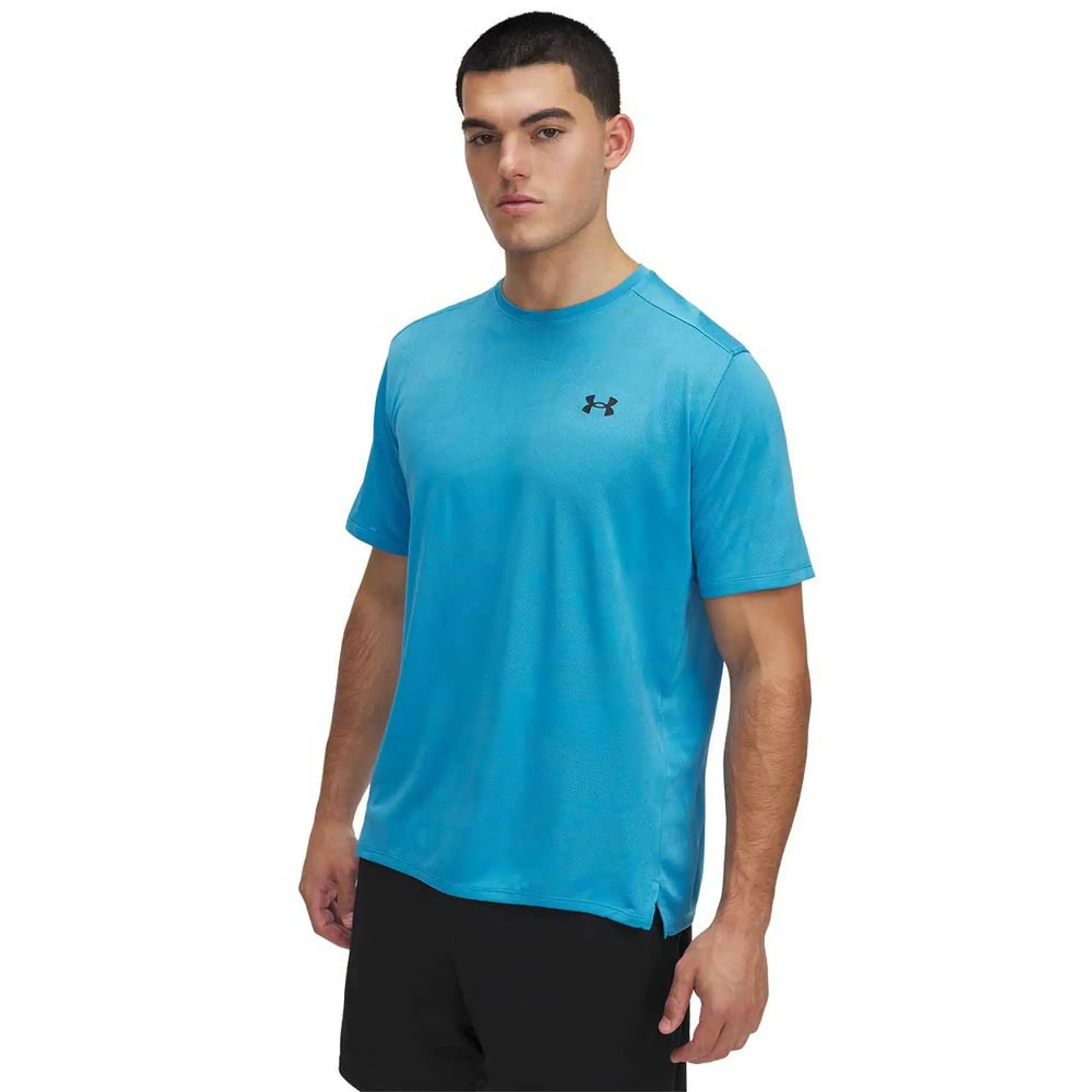 Men's  Under Armour  Tech™ Vent Jacq Under Armour rd Short Sleeve Ether Blue / Black L