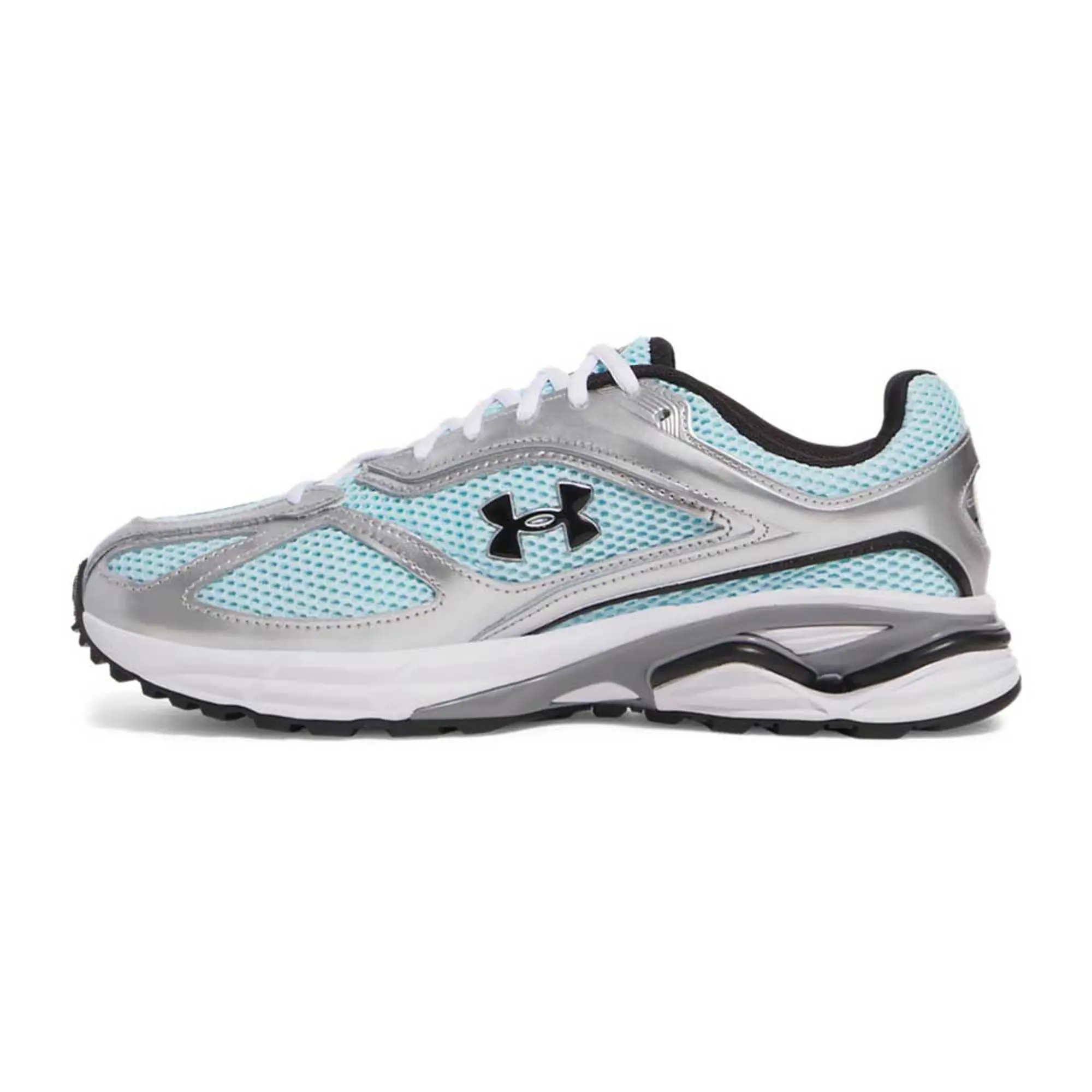 Unisex  Under Armour  Apparition Shoes Stream / Metallic Silver / Black 8