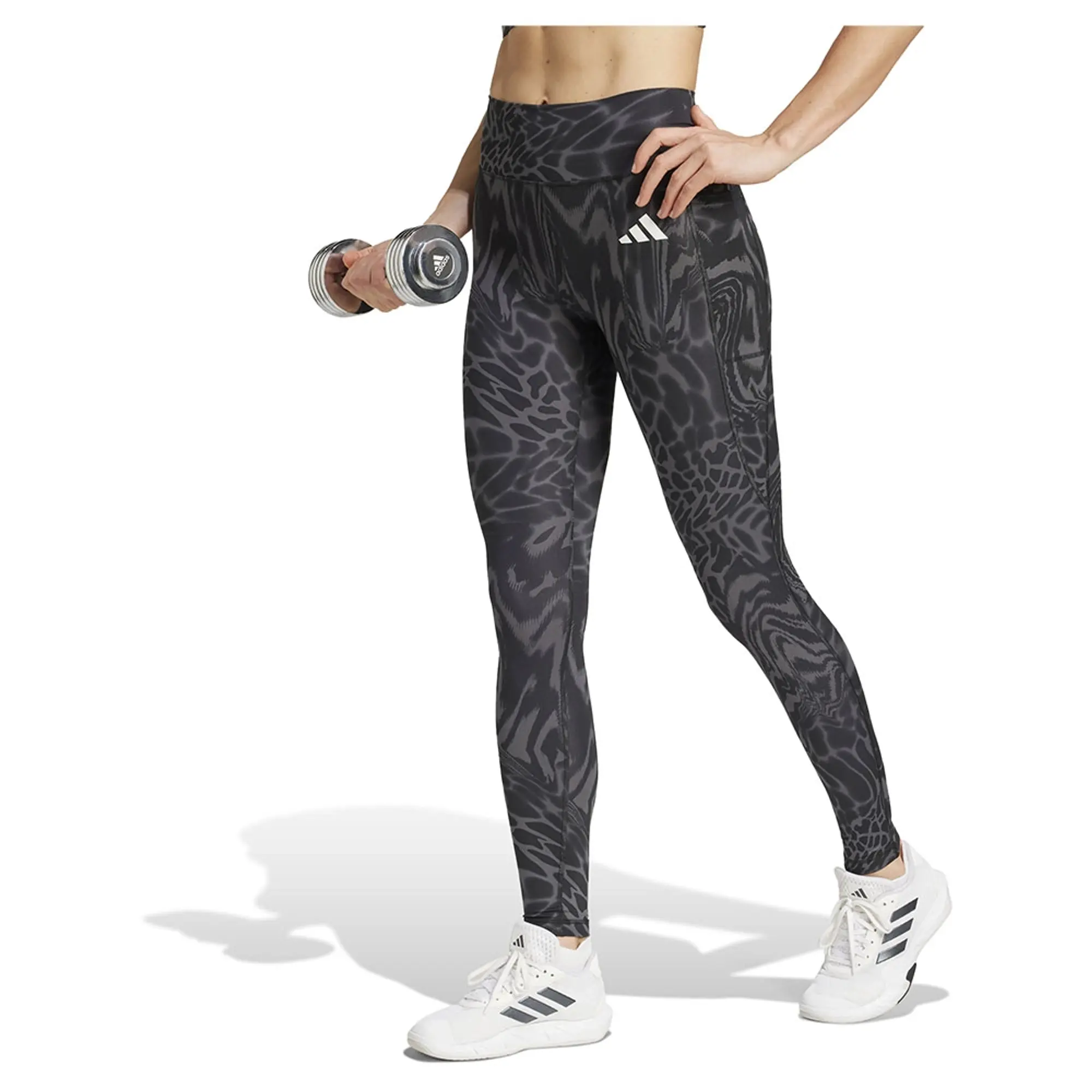 Adidas Optime Essentials Stash Pocket Full Length Leggings