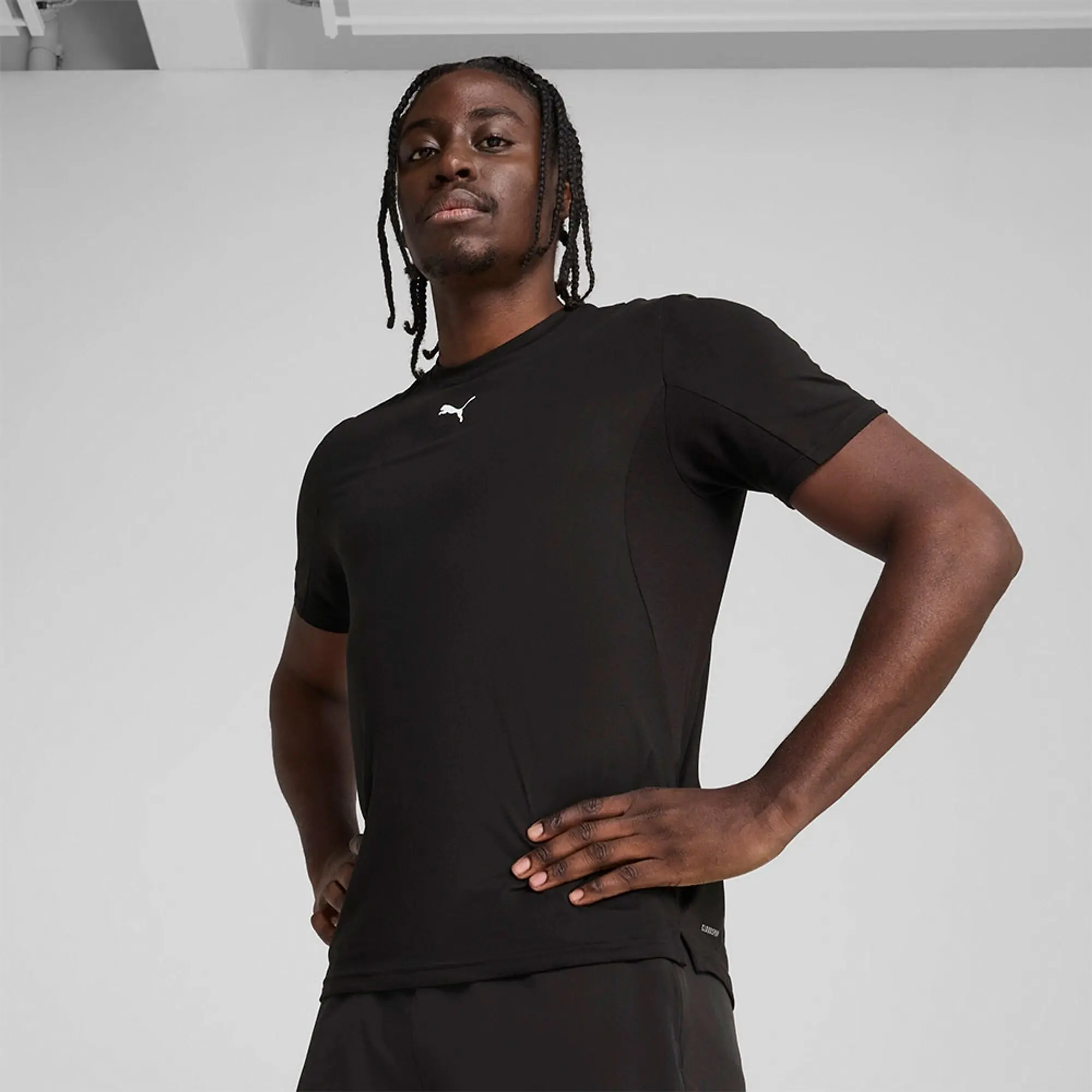 M Cloudspun Soft Breathable Tee Puma Black - ['Black']