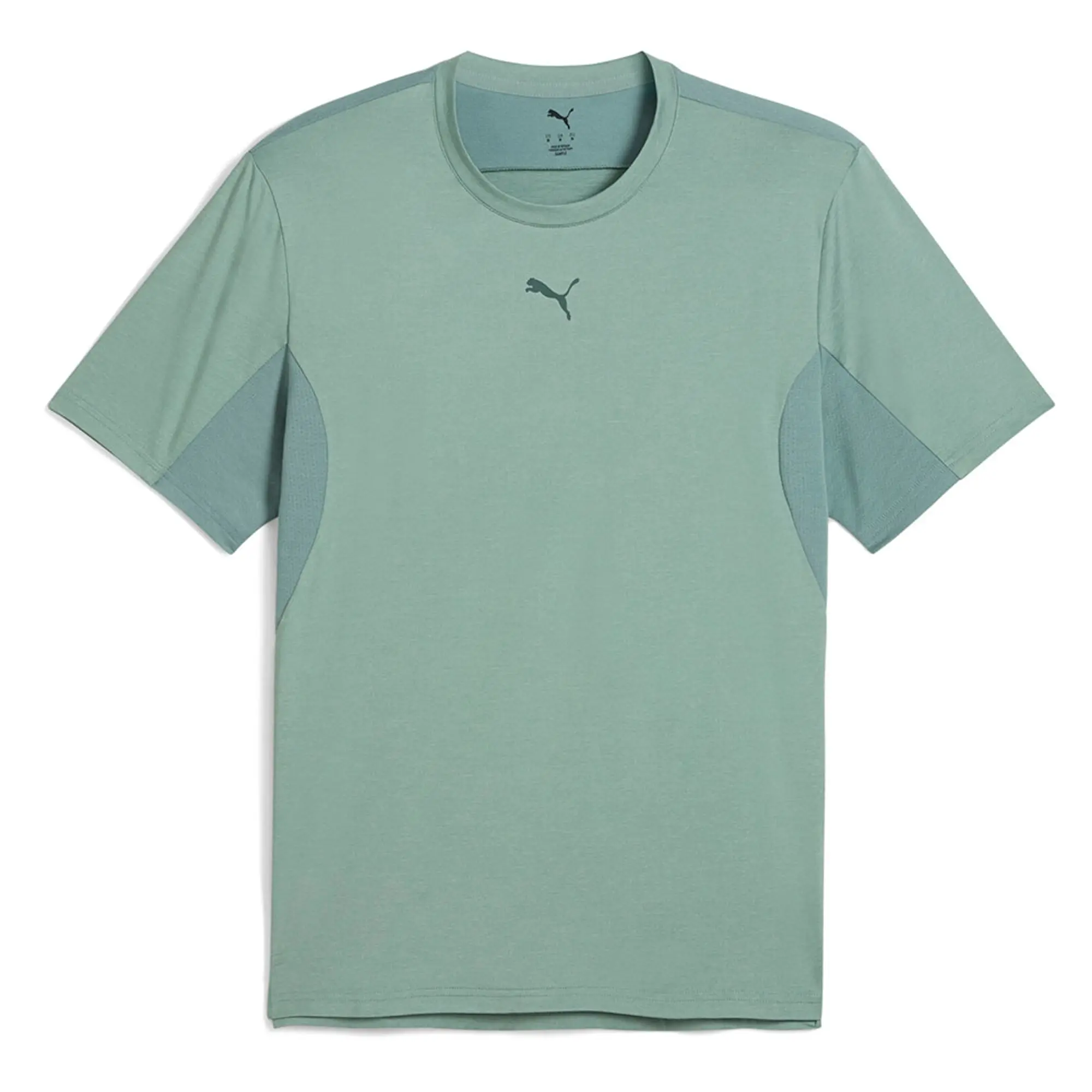 PUMA Cloudspun Soft Breathable T-Shirt Men, Green Moon Heather