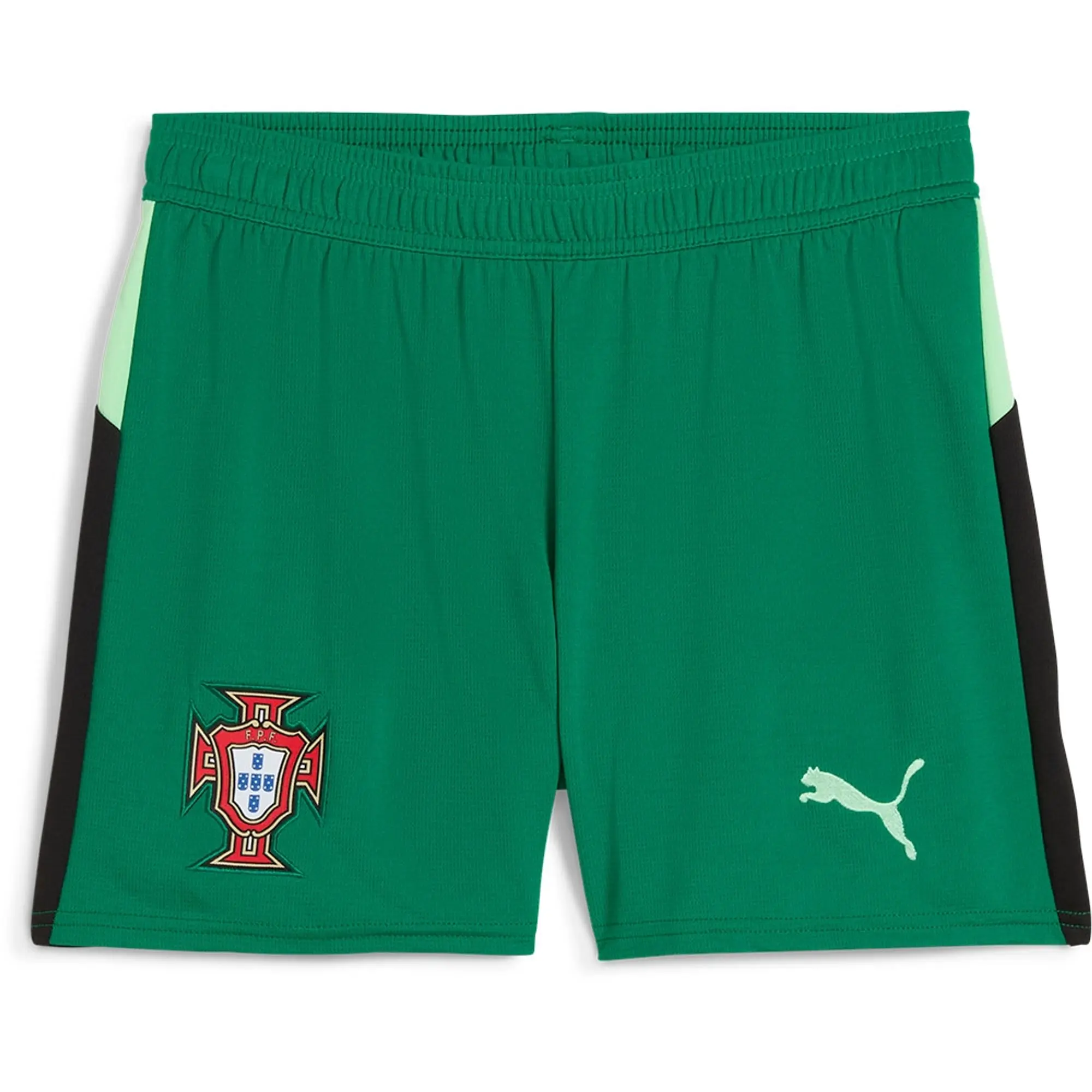 PUMA Portugal 2025 Shorts Women, Luso Green/Fresh Mint