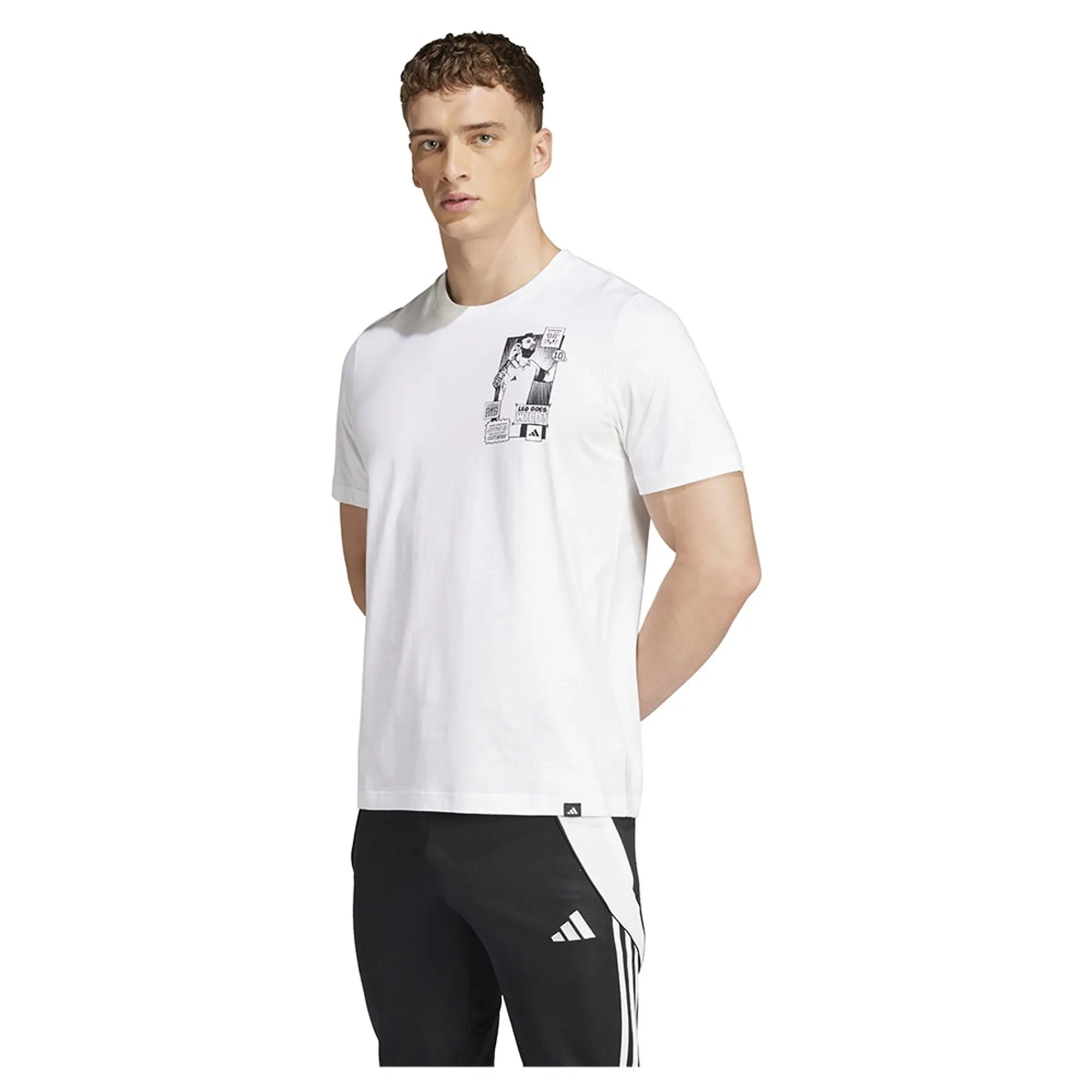 Adidas Messi Icon Graphic Short Sleeve T-shirt