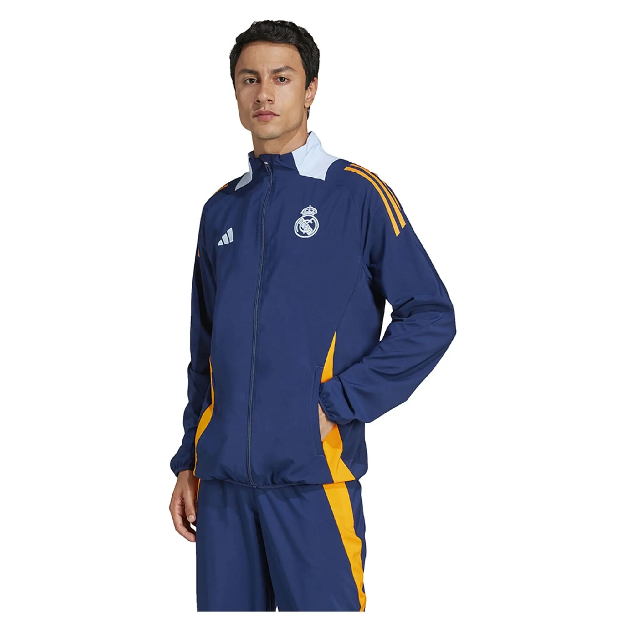 adidas Real Madrid Presentation Jacket - Blue - Mens