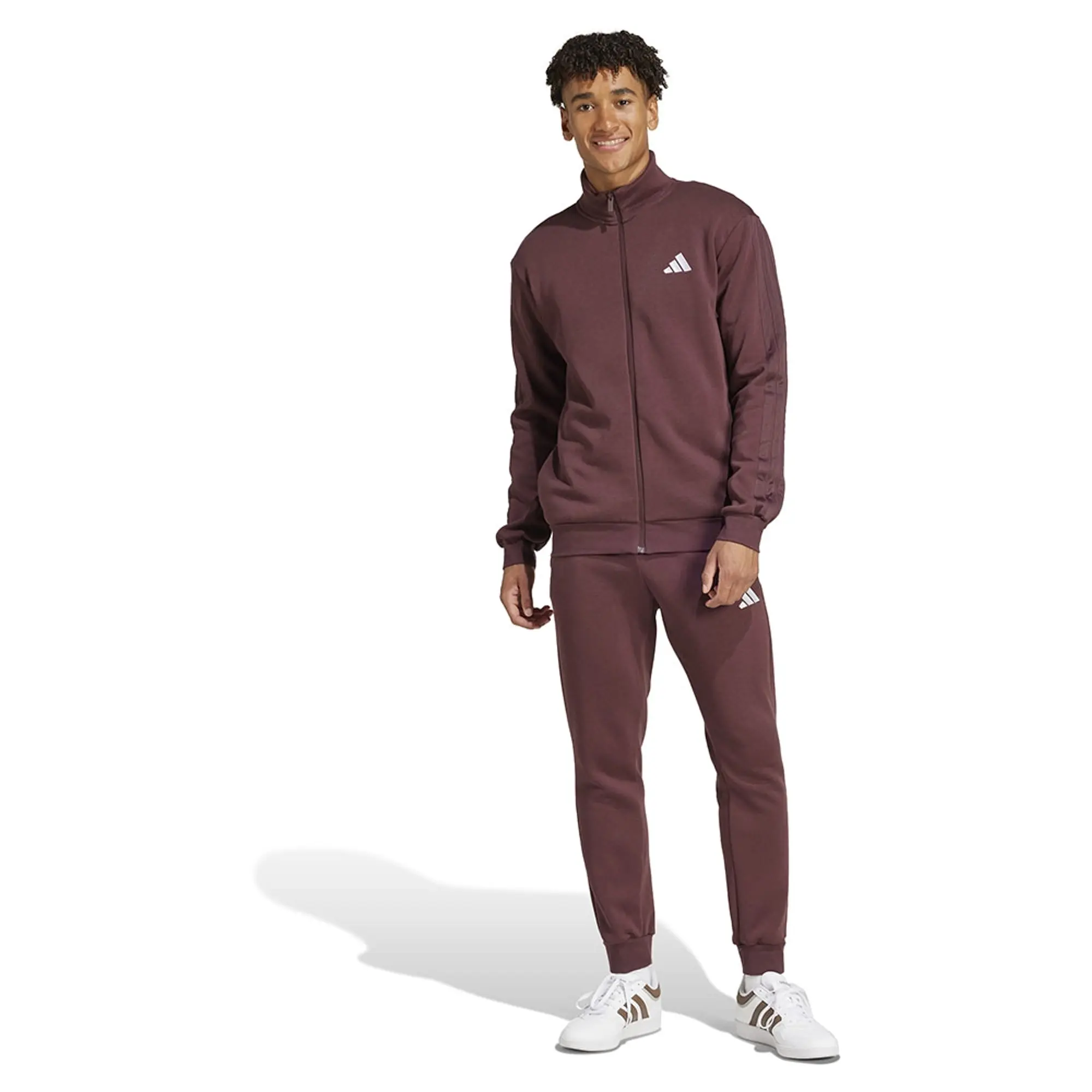 Adidas Sportswear Basic 3 Stripes Fleece Tracksuit