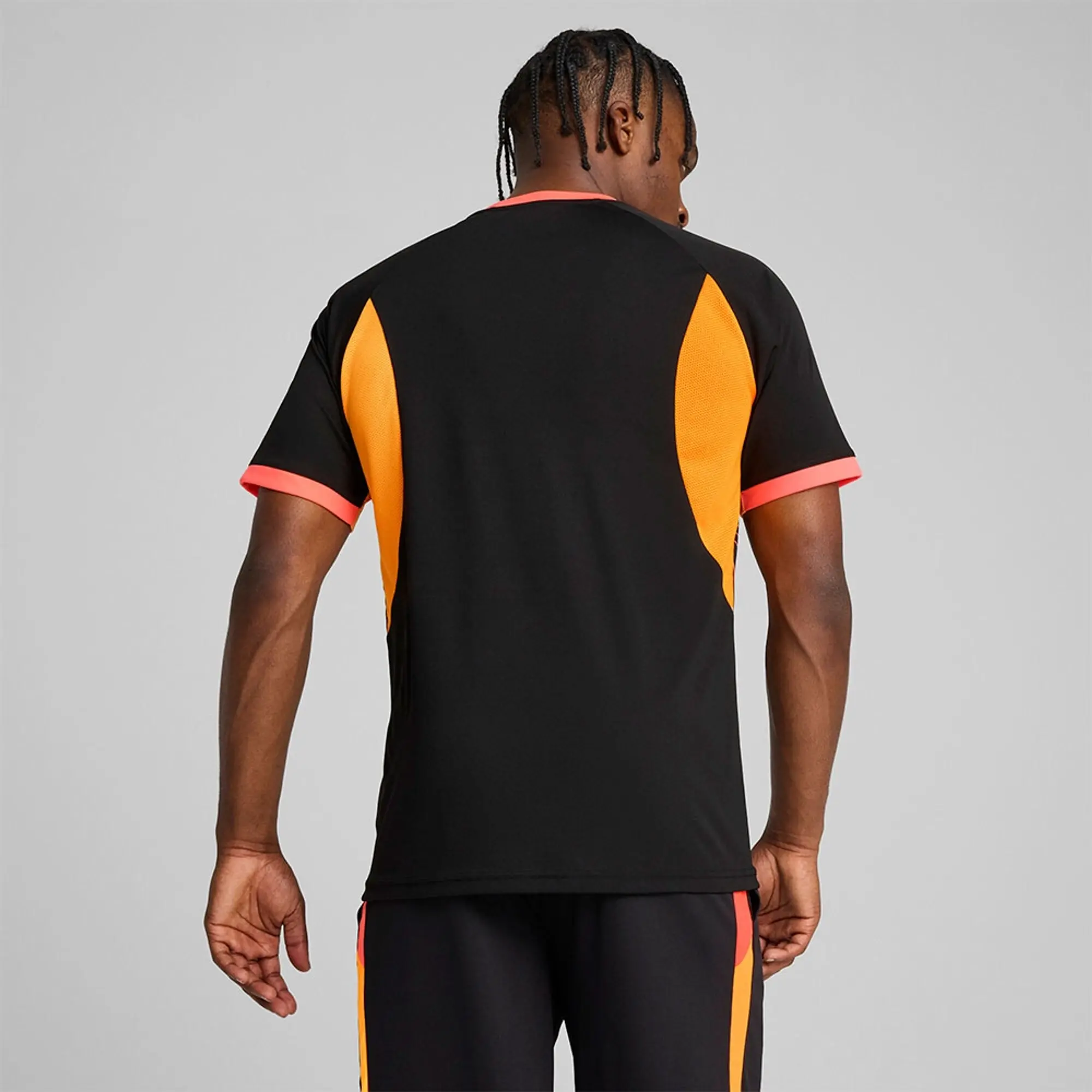 Individualliga Graphic Jersey Puma Black-Glowing Red - ['Black']