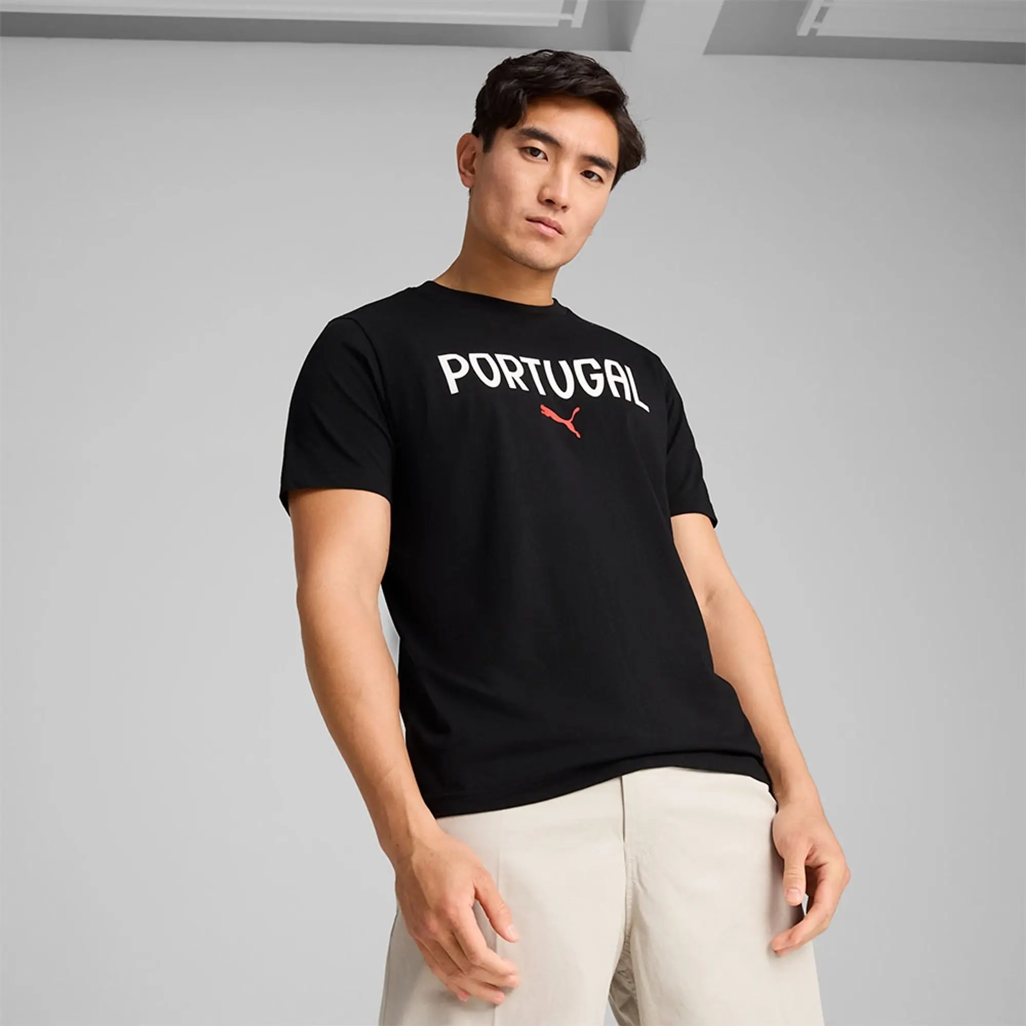 PUMA Portugal Ftblnrgy T-Shirt Men, Black