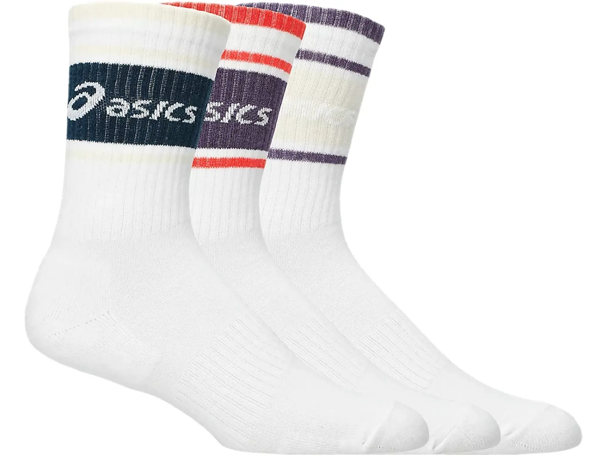 Asics 3 Pack Asics Logo Crew Sock