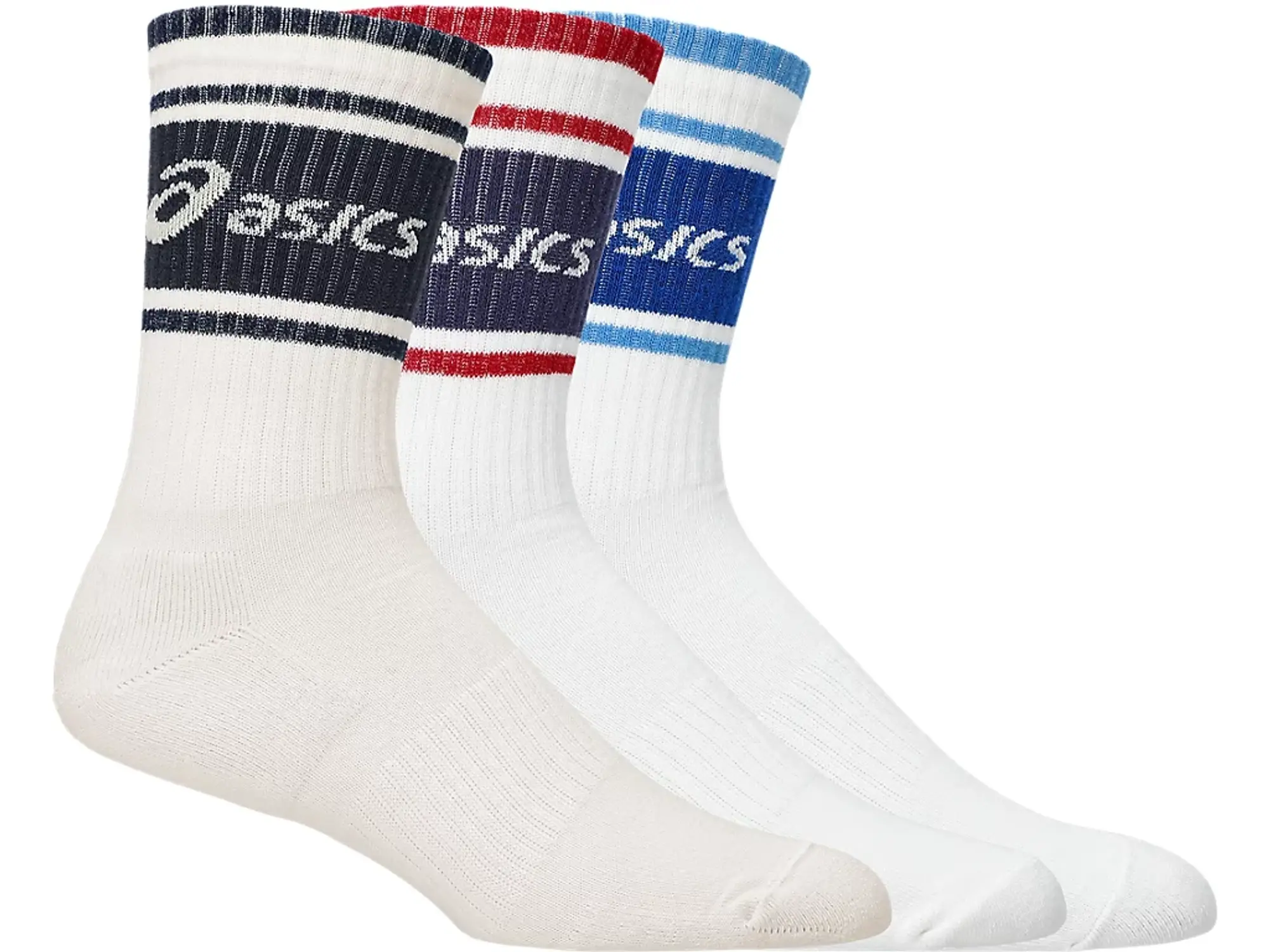 Asics 3 Pack Asics Logo Crew Sock