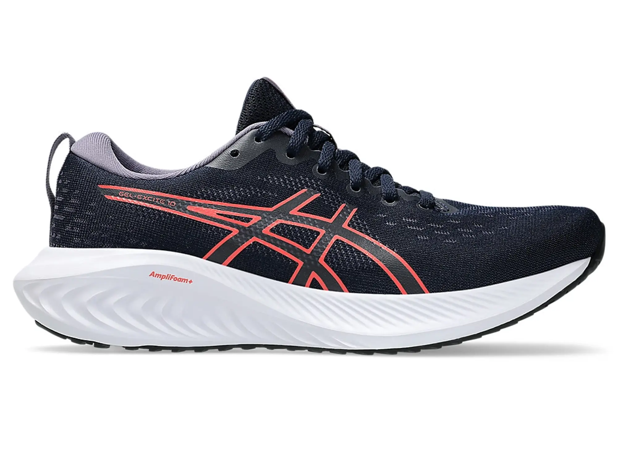 ASICS Gel-Excite 10 Neutral Running Shoe Women - Dark Blue, Coral