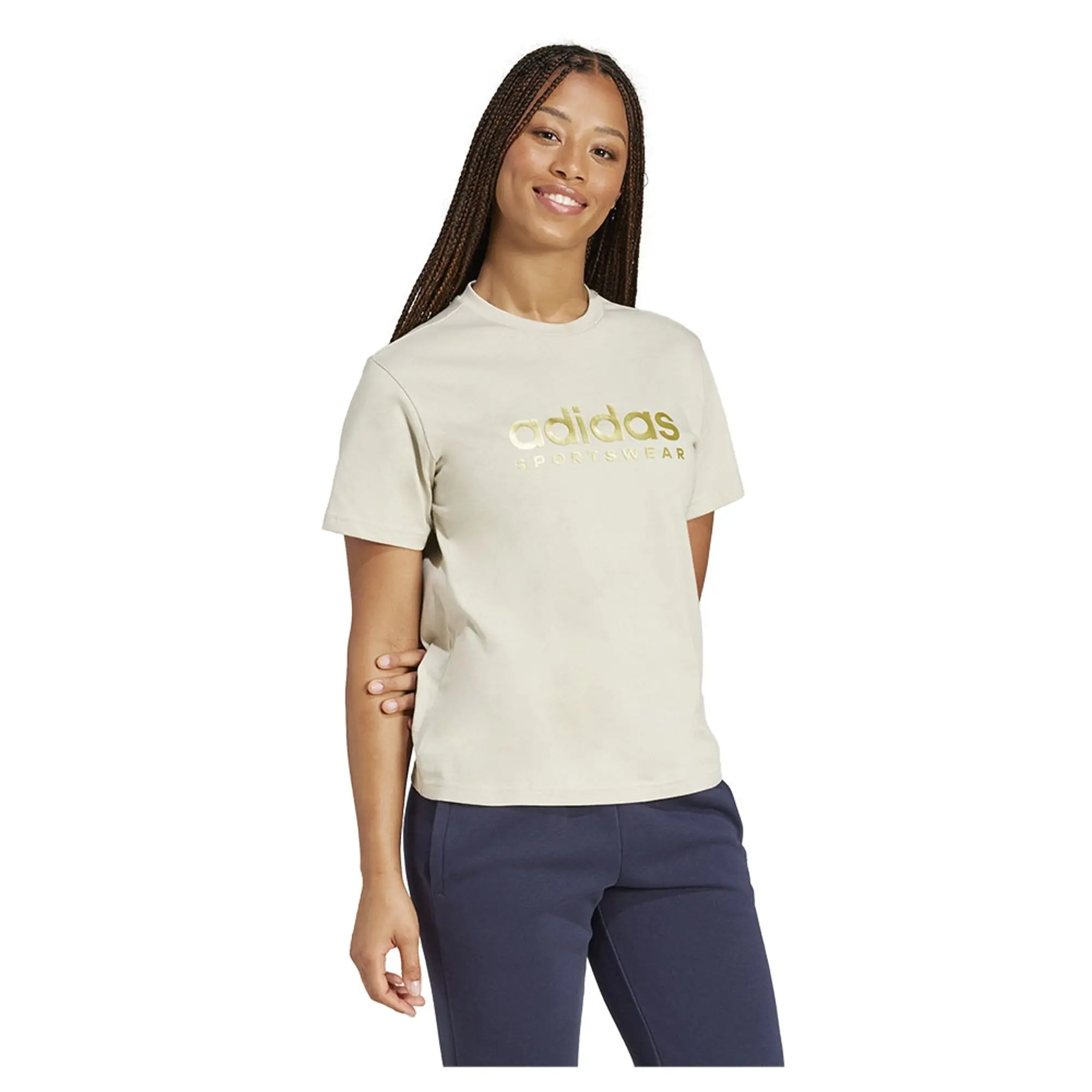 Adidas House Of Tiro Metallic Short Sleeve T-shirt