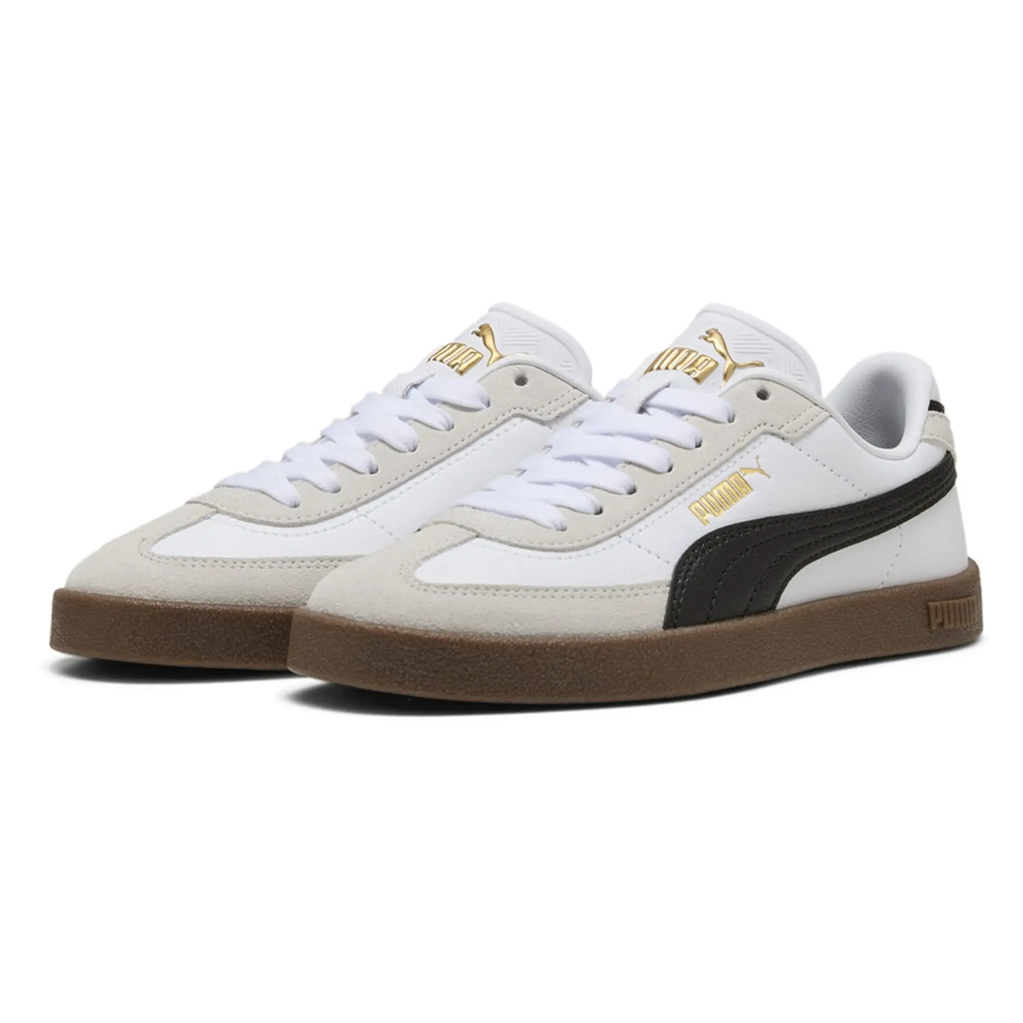 Puma Junior Club II Era Trainer - Black - Size 3 - White