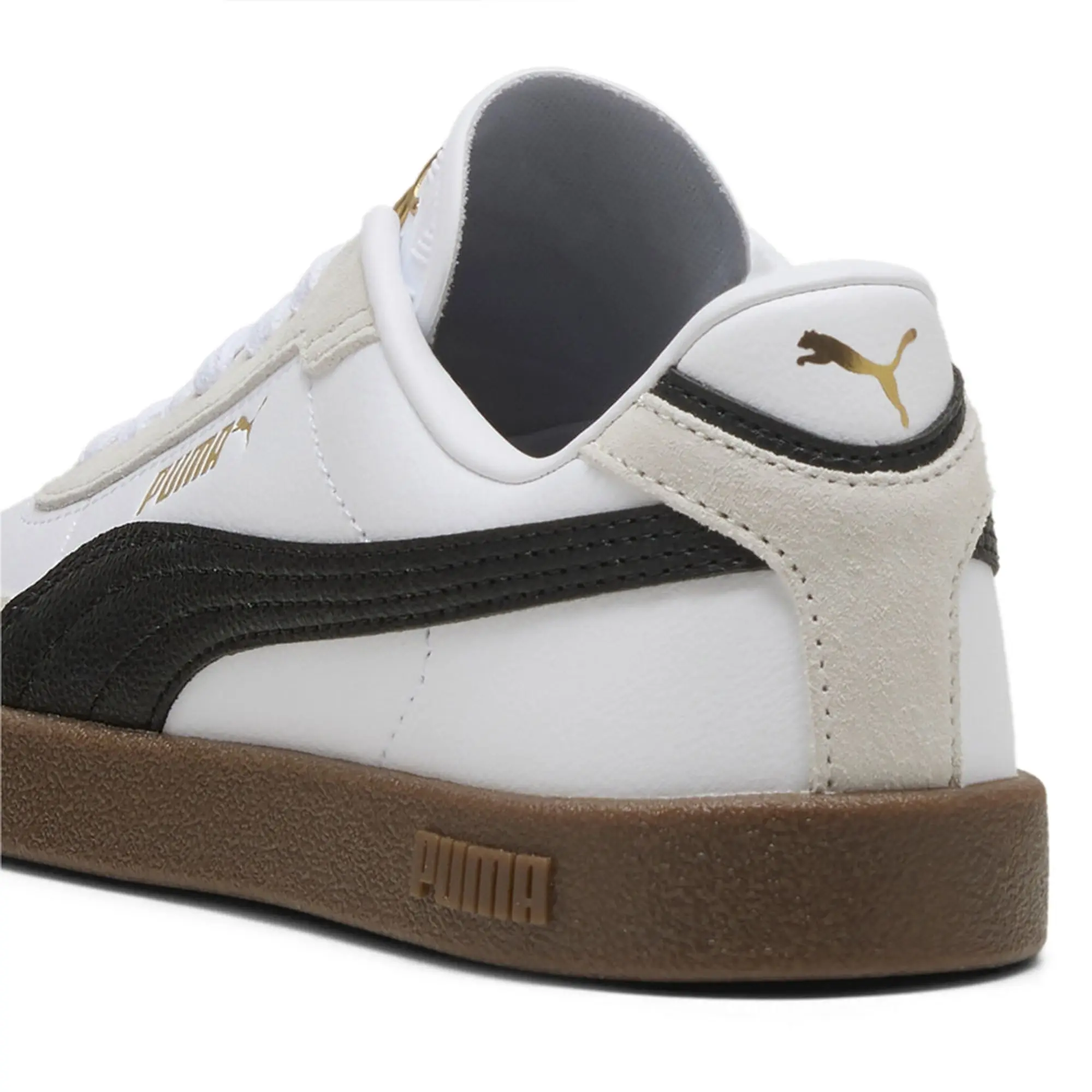 Puma Junior Club II Era Trainer - Black - Size 3 - White