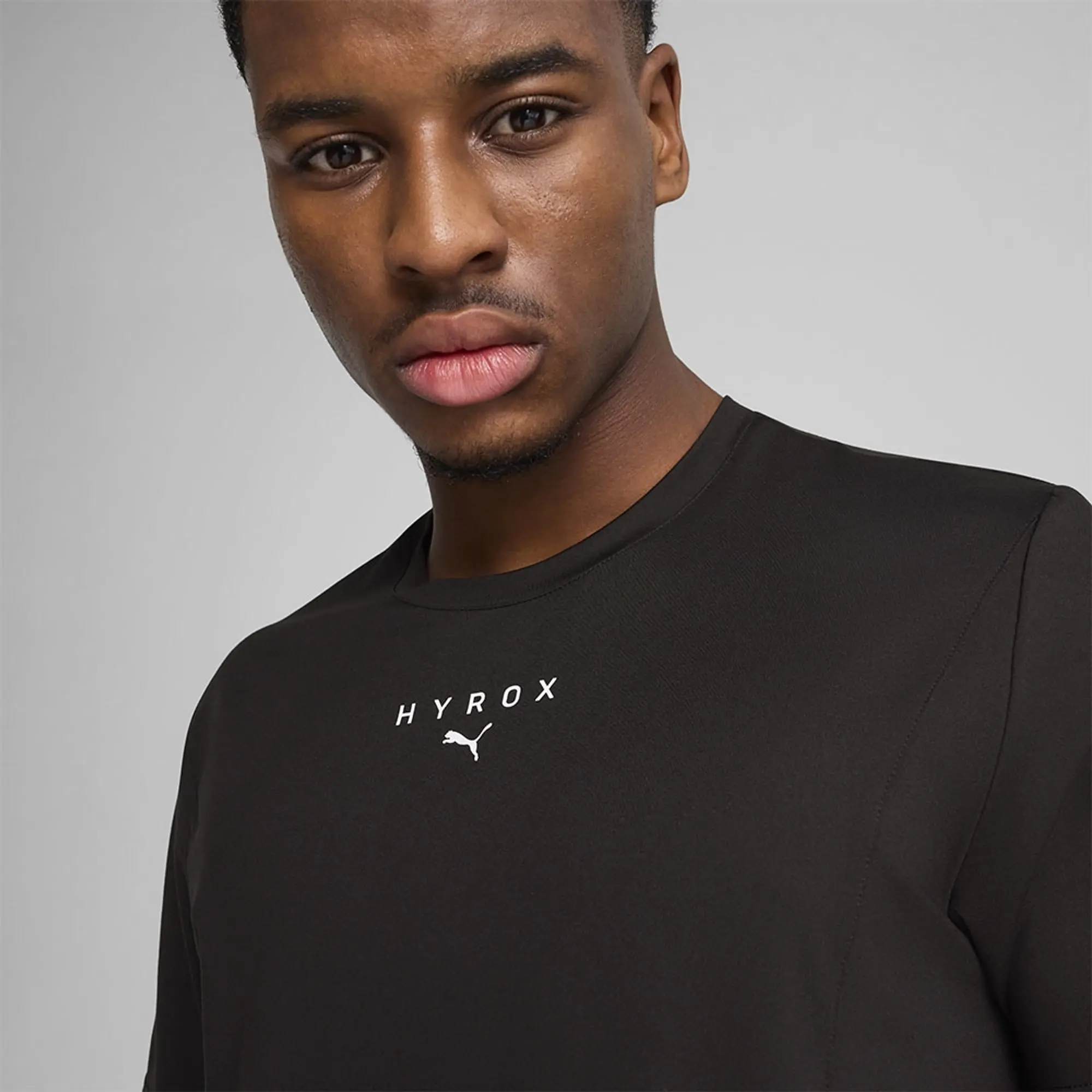 M Puma X Hyrox Cloudspun Tee Puma Black - ['Black']
