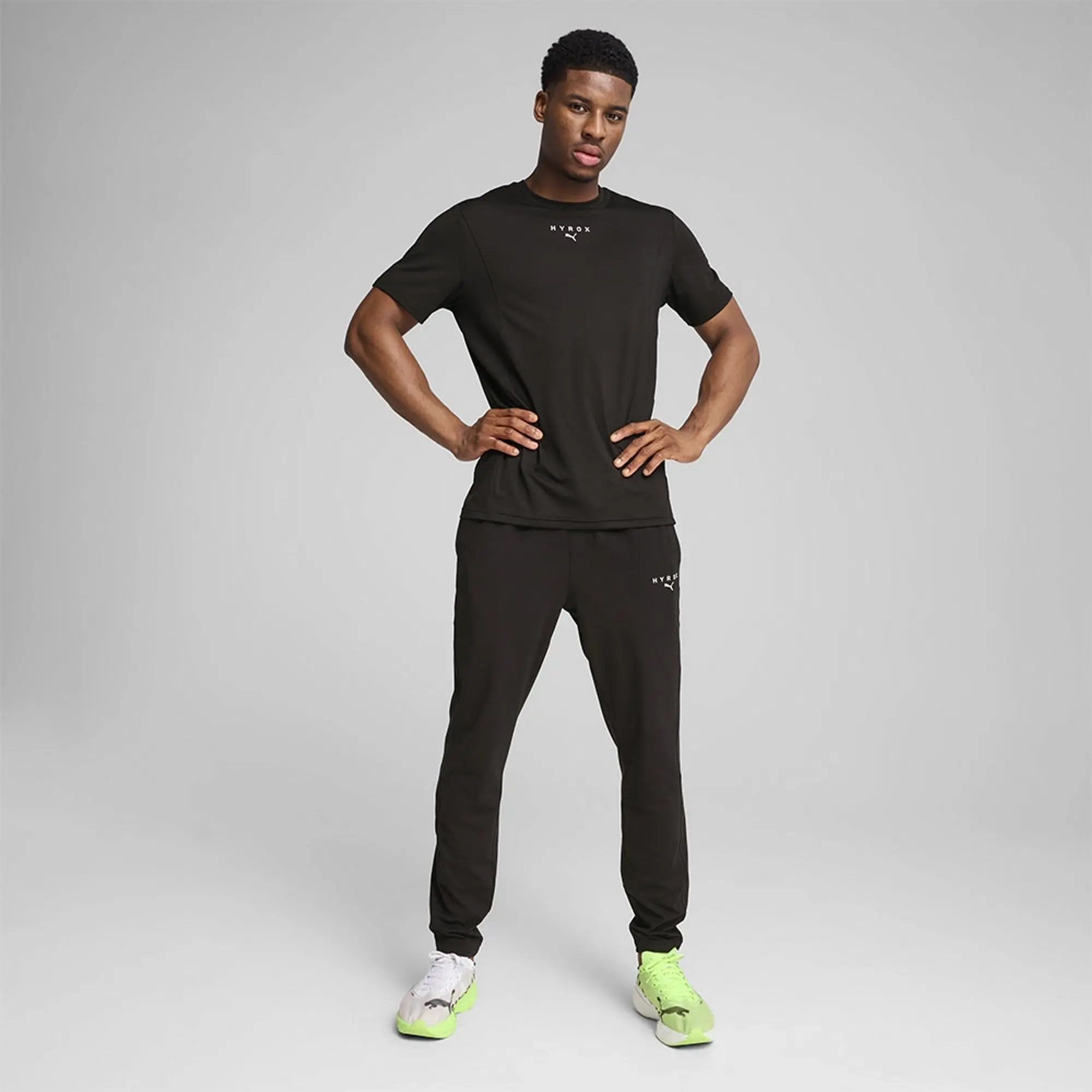 M Puma X Hyrox Cloudspun Tee Puma Black - ['Black']
