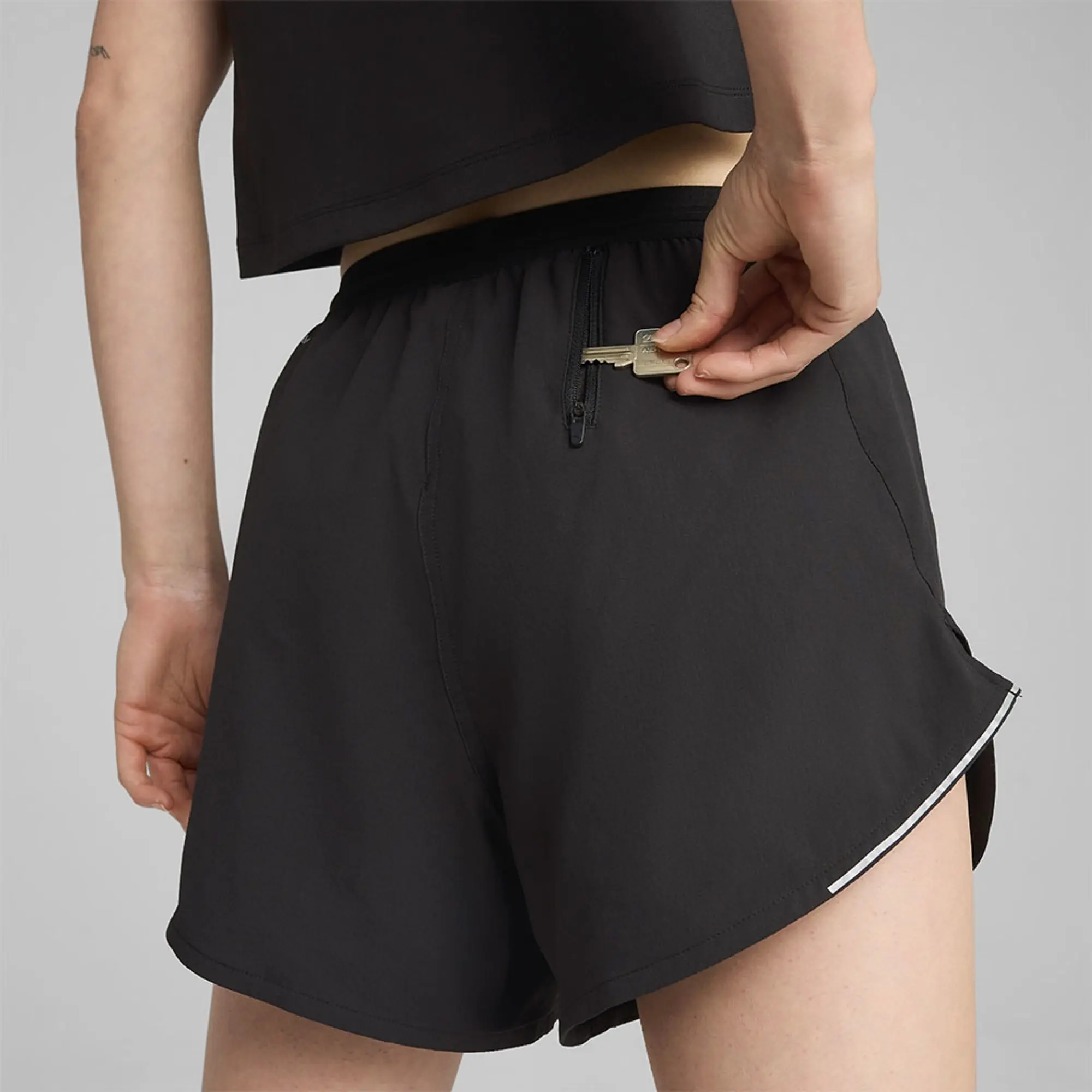 W Puma X Hyrox Ultraweave Velocity 4 Short Puma Black - ['Black']