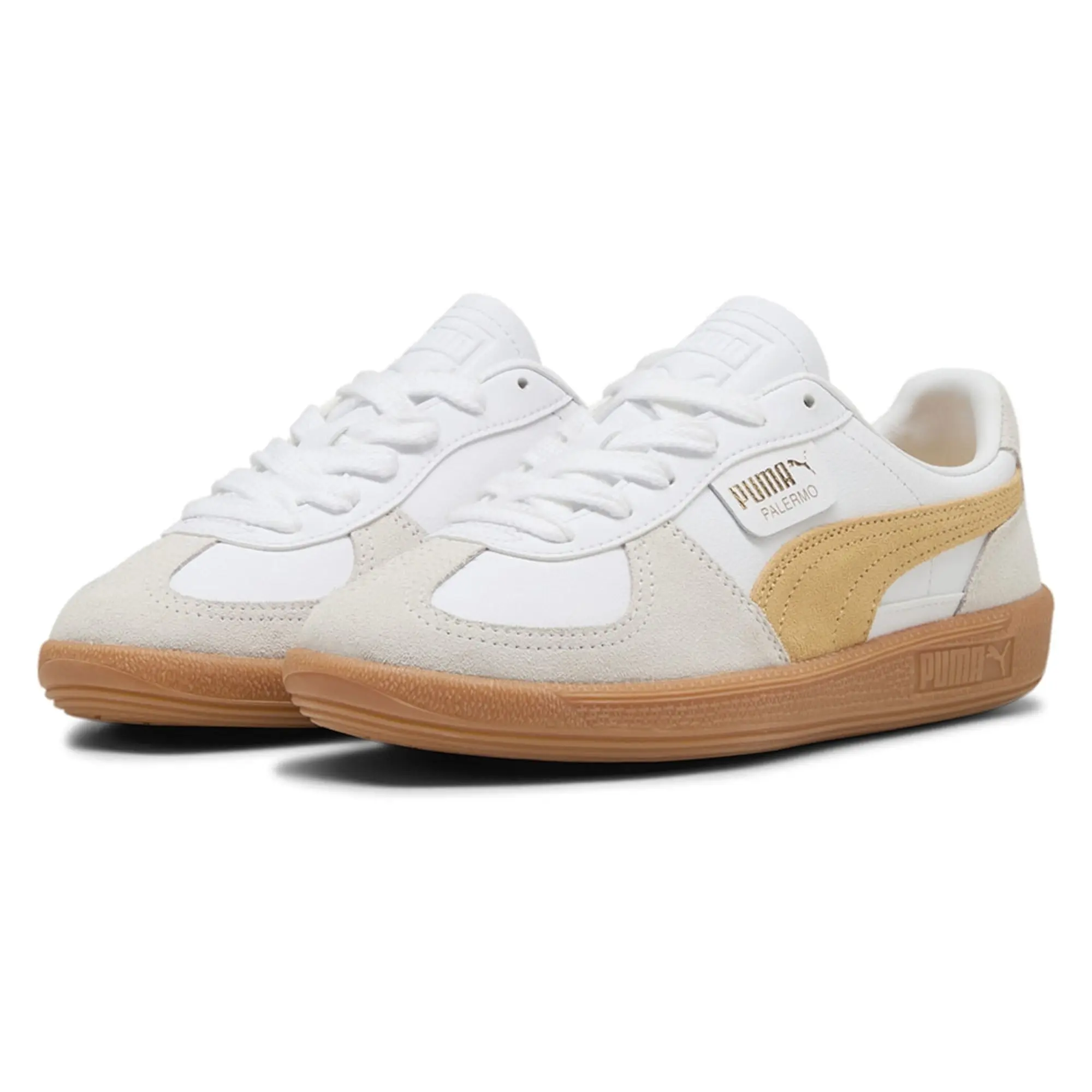 Palermo Lth Puma White-Almost Apricot - ['White']