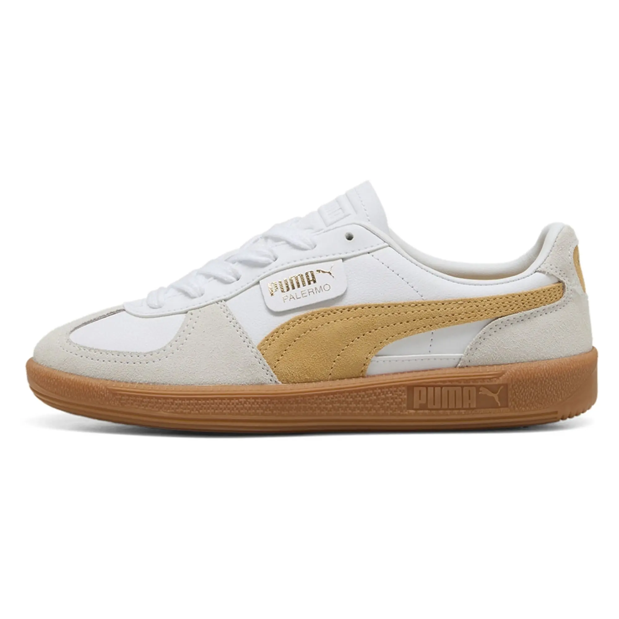 Palermo Lth Puma White-Almost Apricot - ['White']