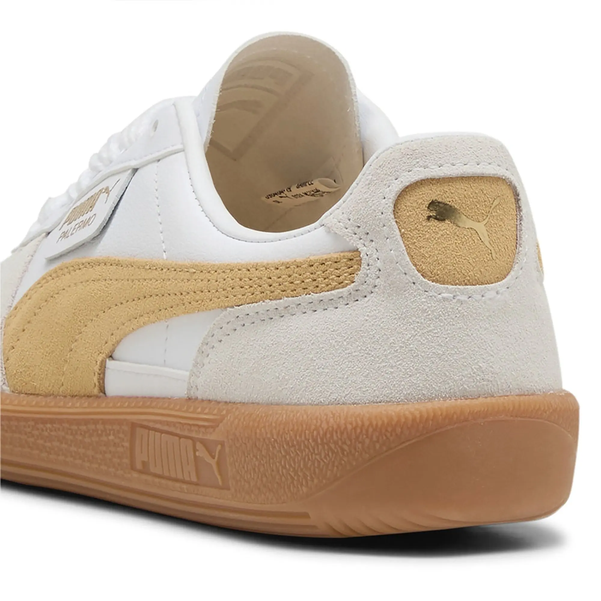 Palermo Lth Puma White-Almost Apricot - ['White']