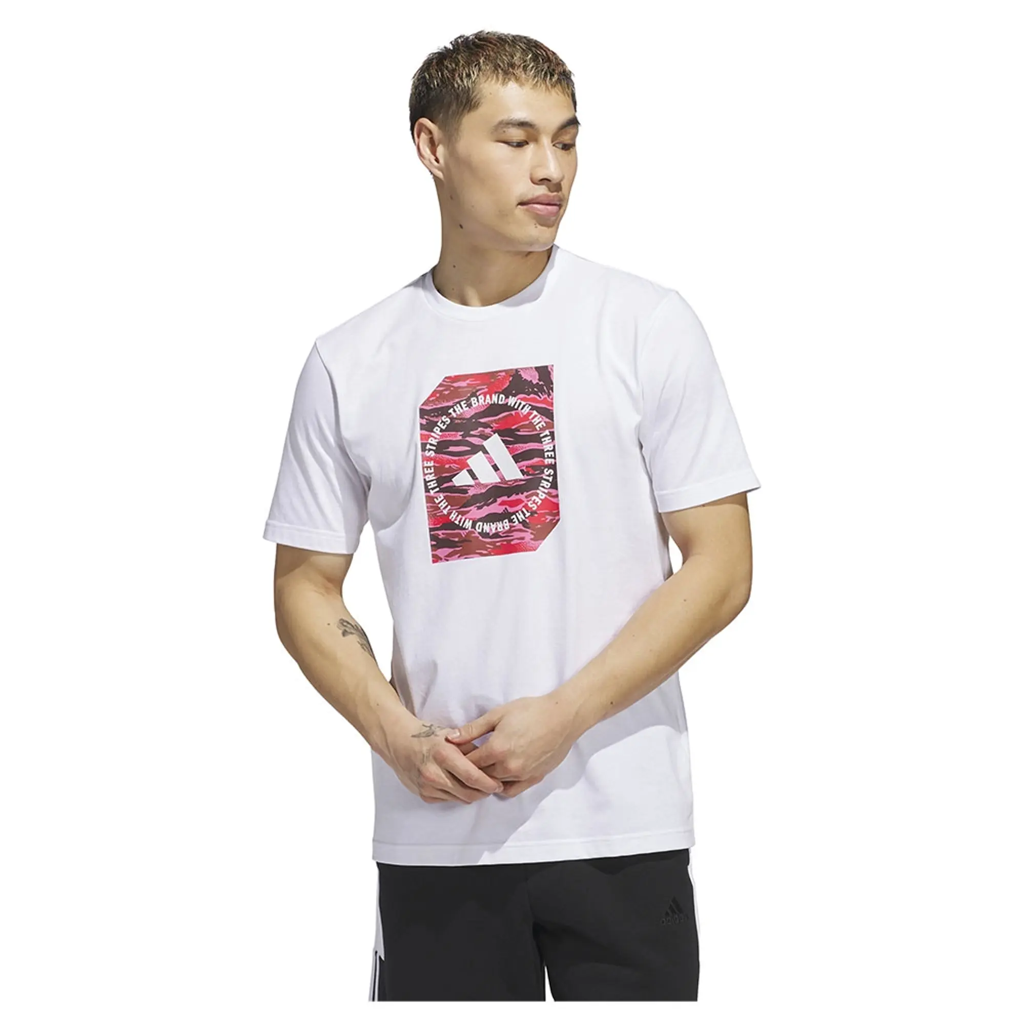 Adidas Camo Shape Graphic Short Sleeve T-shirt