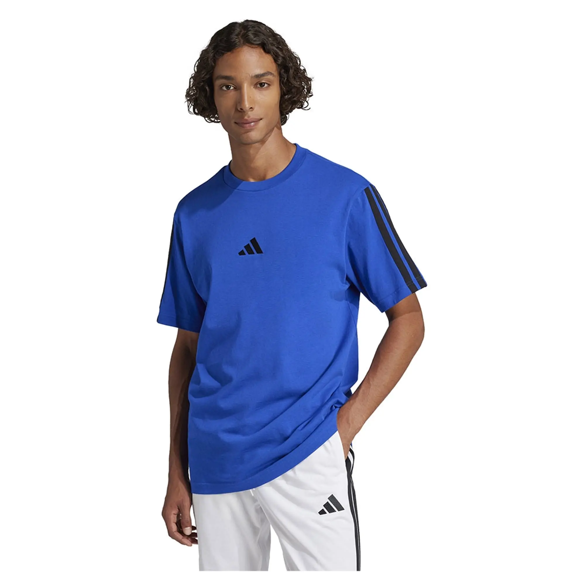 Adidas Essentials 3 Stripes Single Jersey Short Sleeve T-shirt