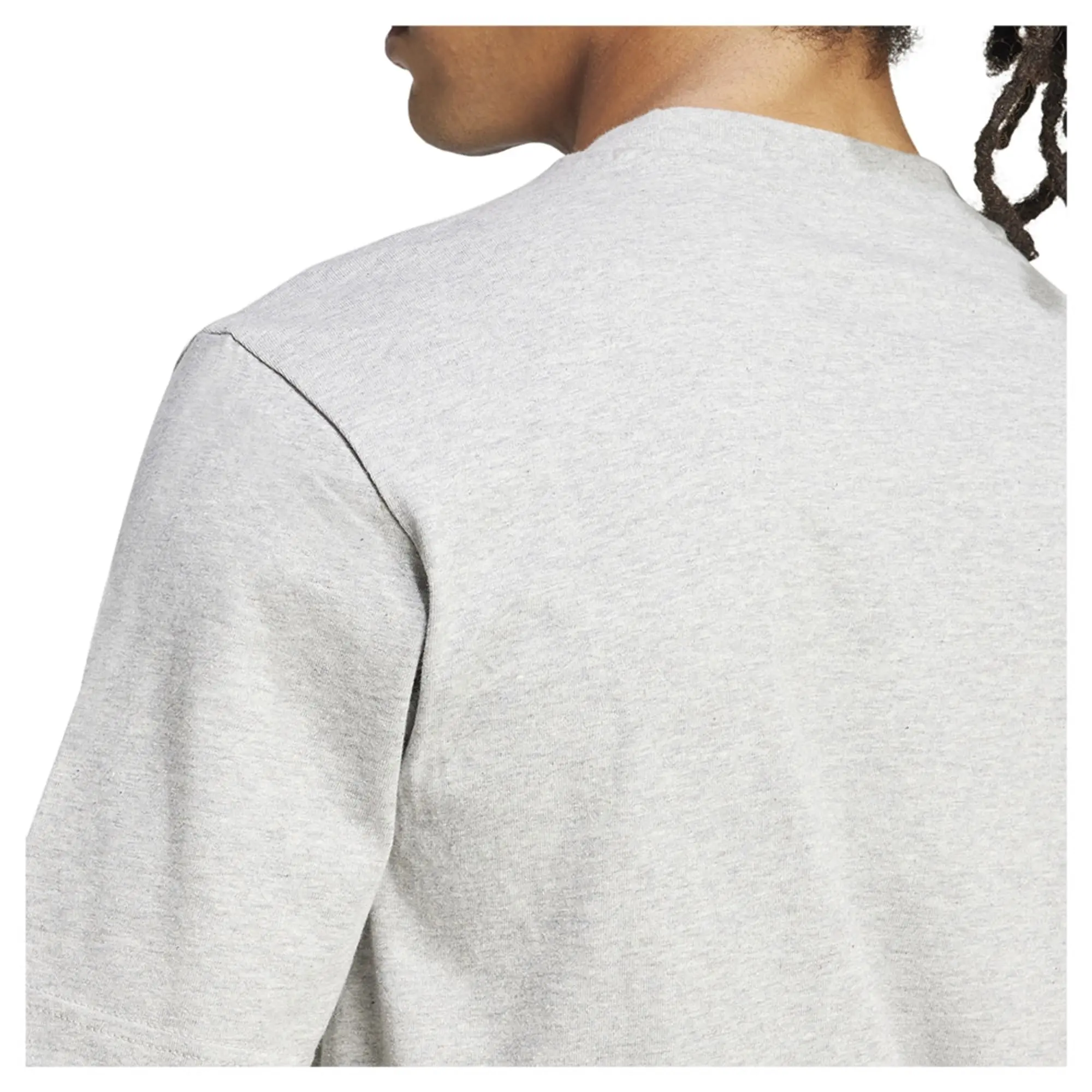 adidas Men's Cotton Fitness T-Shirt - Grey