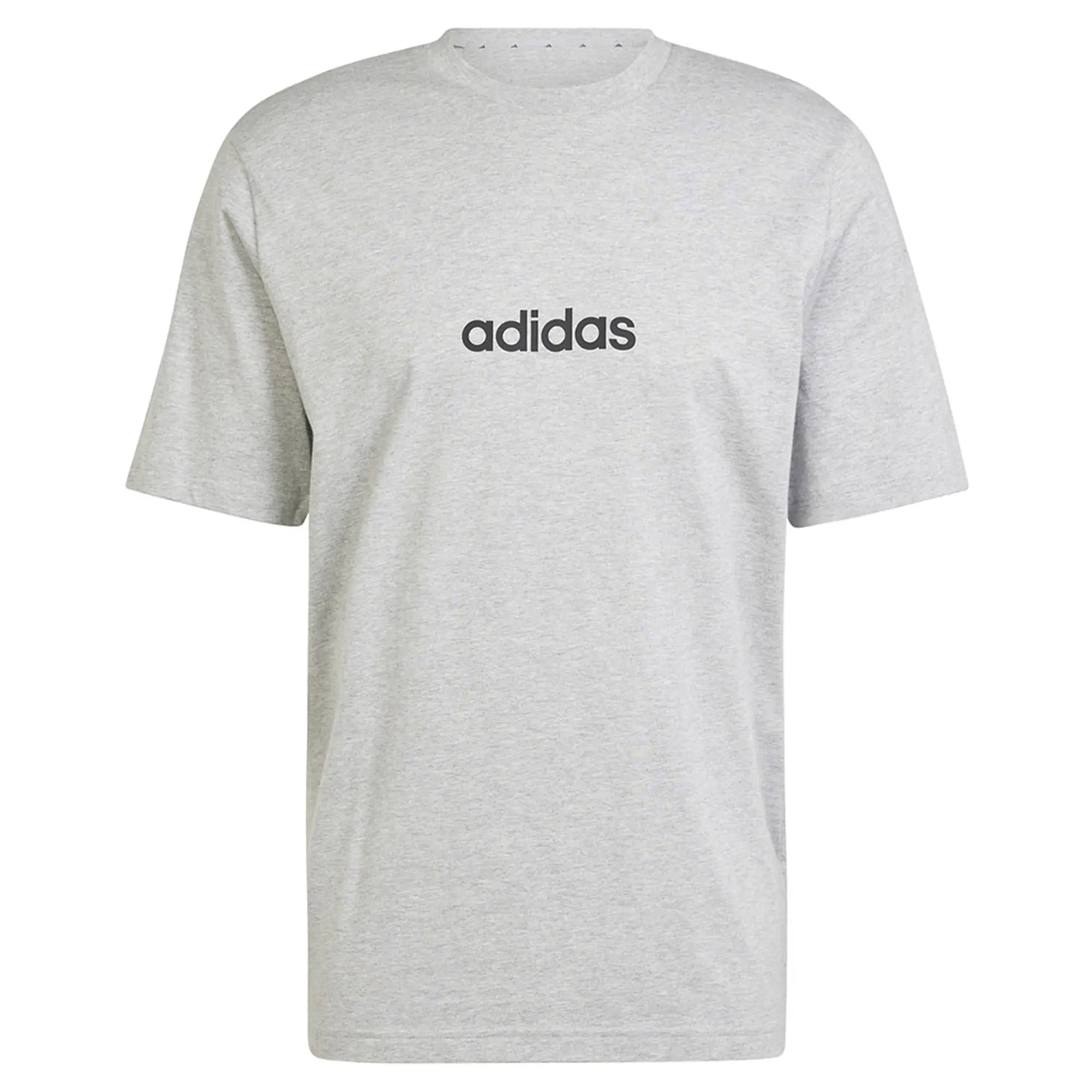 adidas Men's Cotton Fitness T-Shirt - Grey