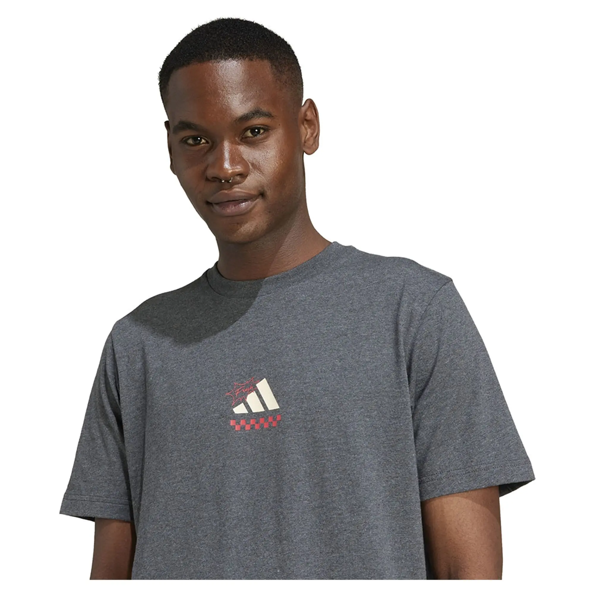 Adidas Lounge Pizza Graphic Short Sleeve T-shirt