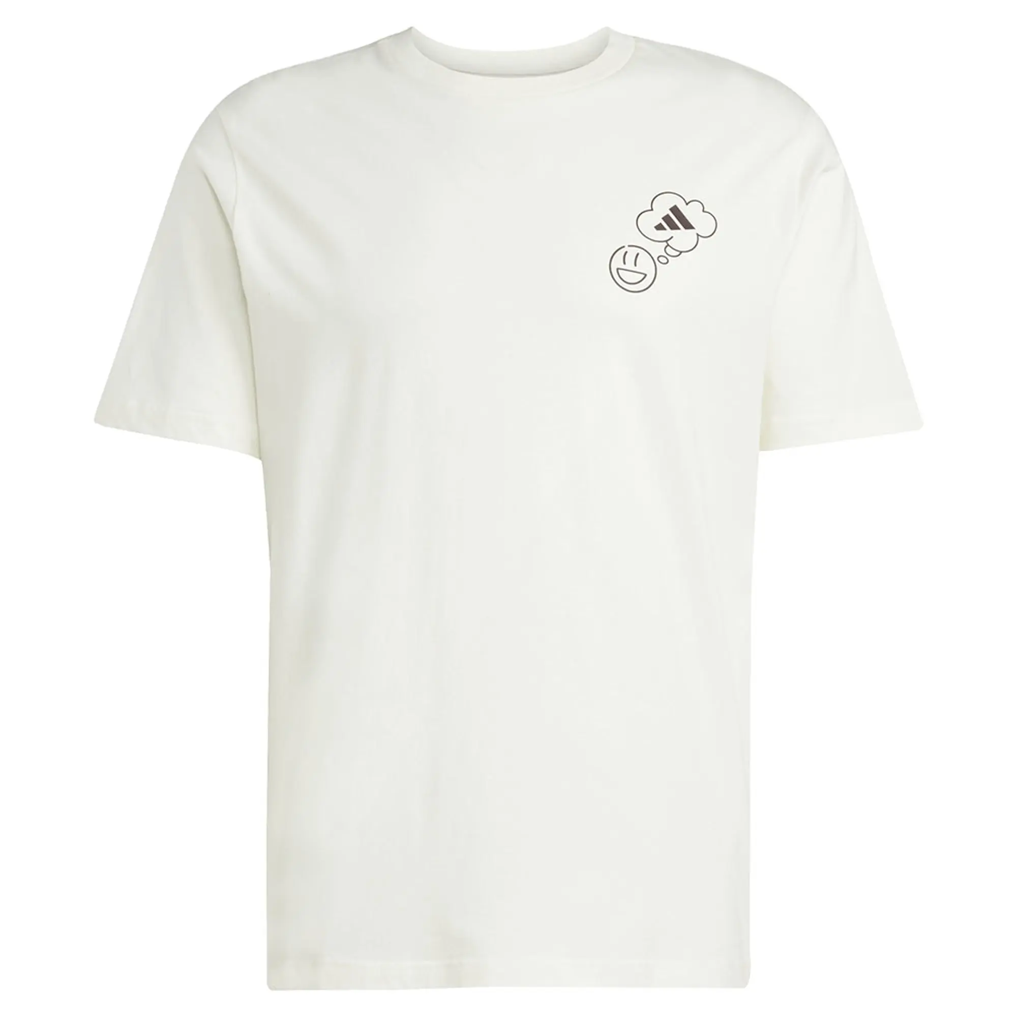 Adidas Lounge Verbiage Circle Graphic Short Sleeve T-shirt