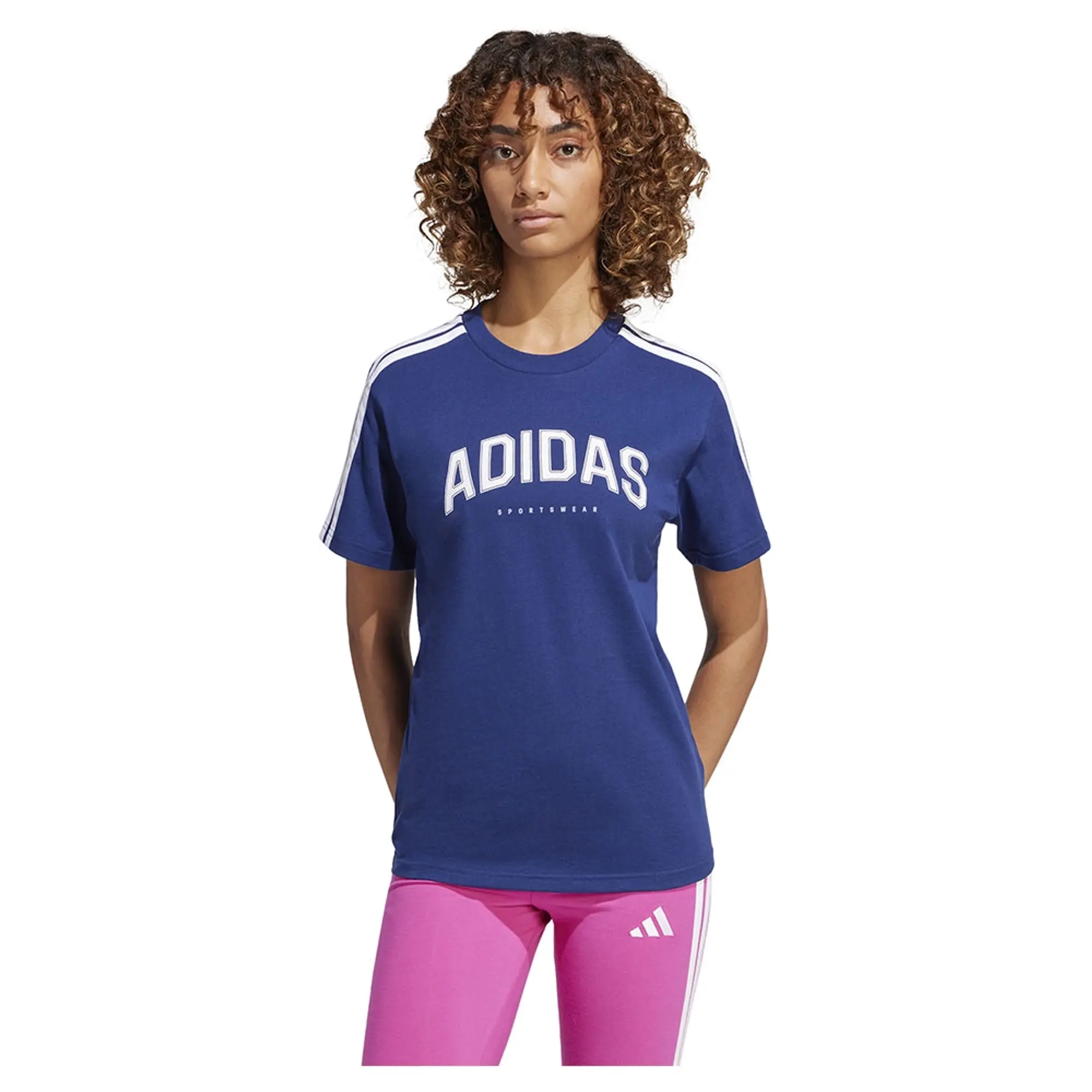 Adidas Lounge Soft Side Graphic Short Sleeve T-shirt