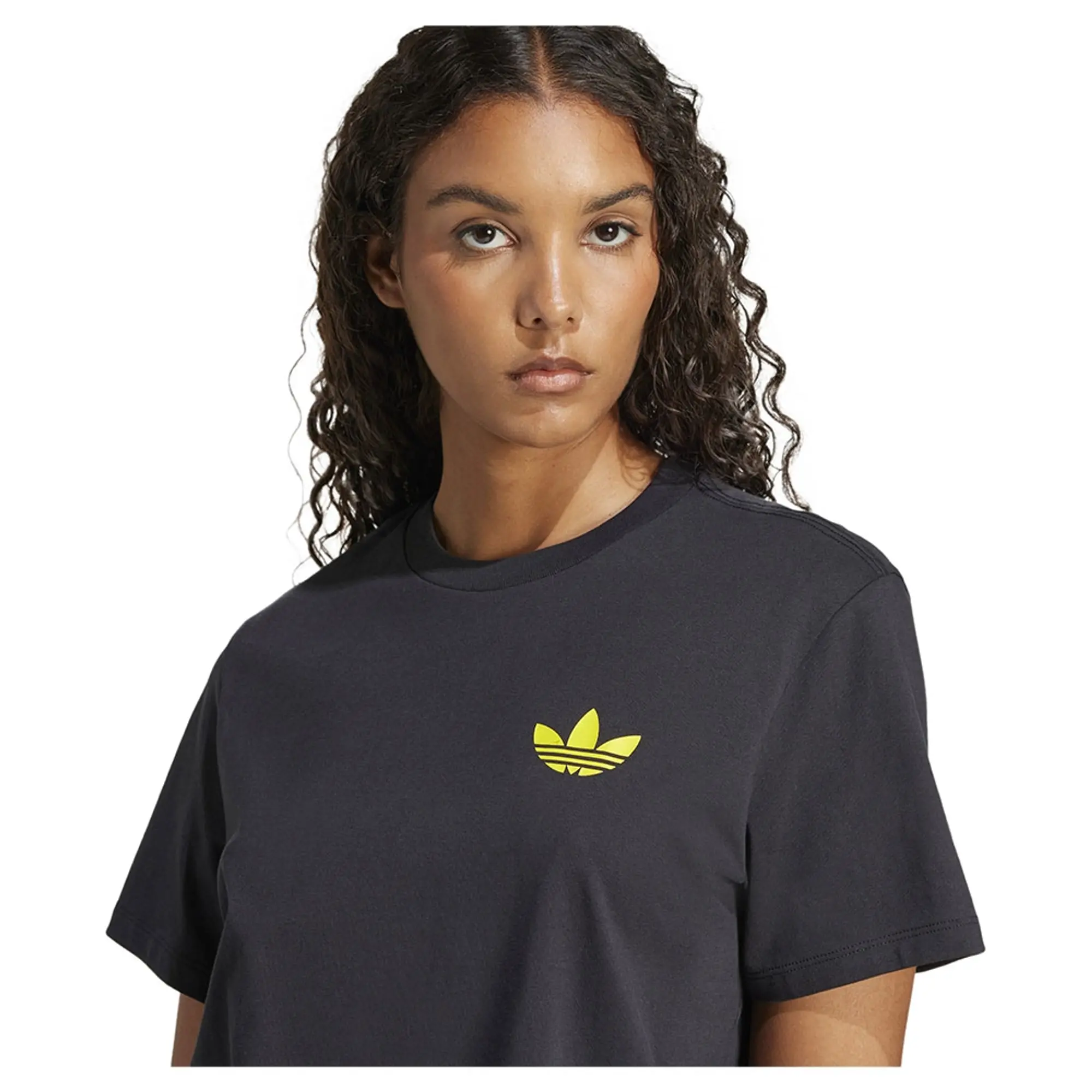 Adidas Originals Smiley Loose 3 Stripes Short Sleeve T-shirt