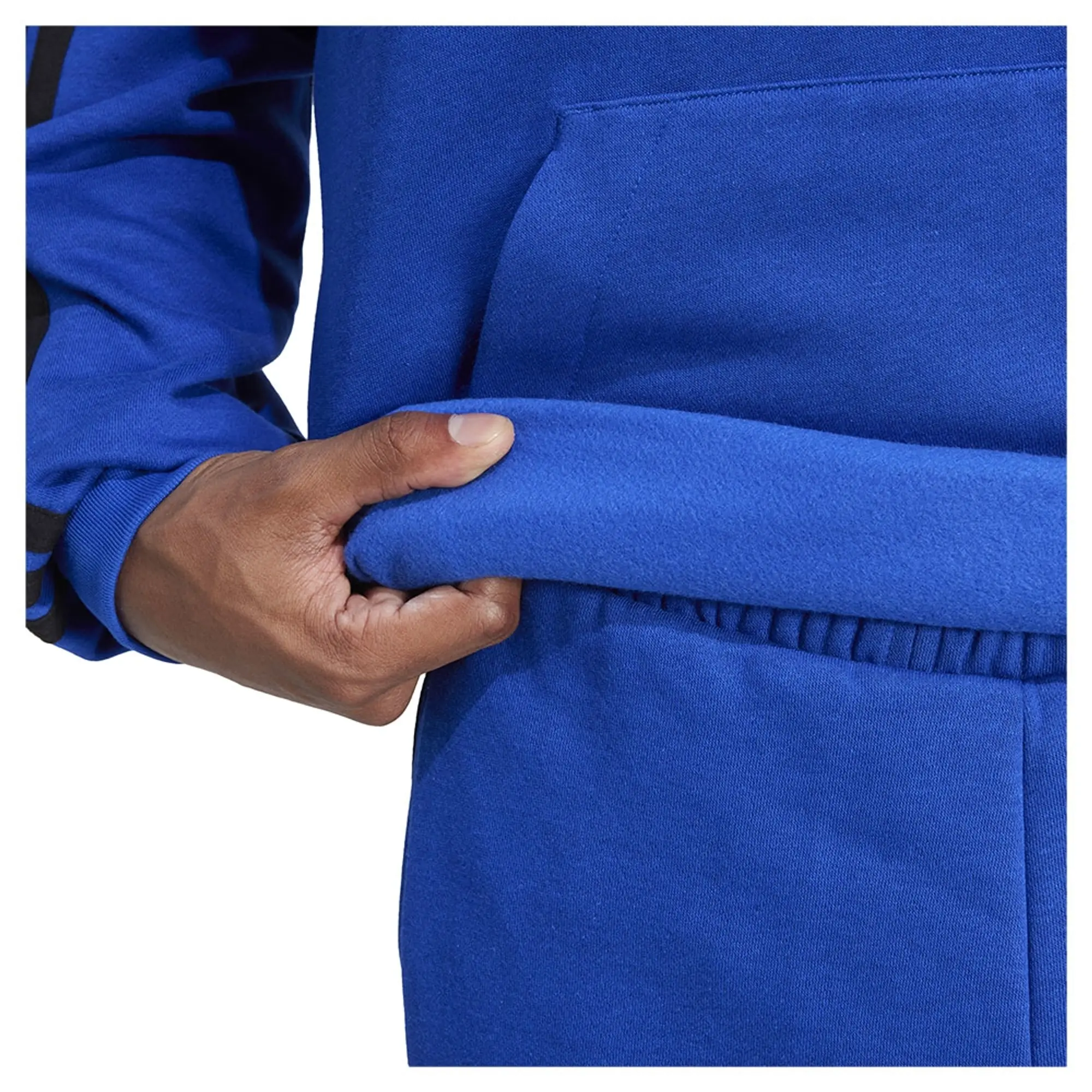 Adidas Essentials 3 Stripes Fleece Hoodie