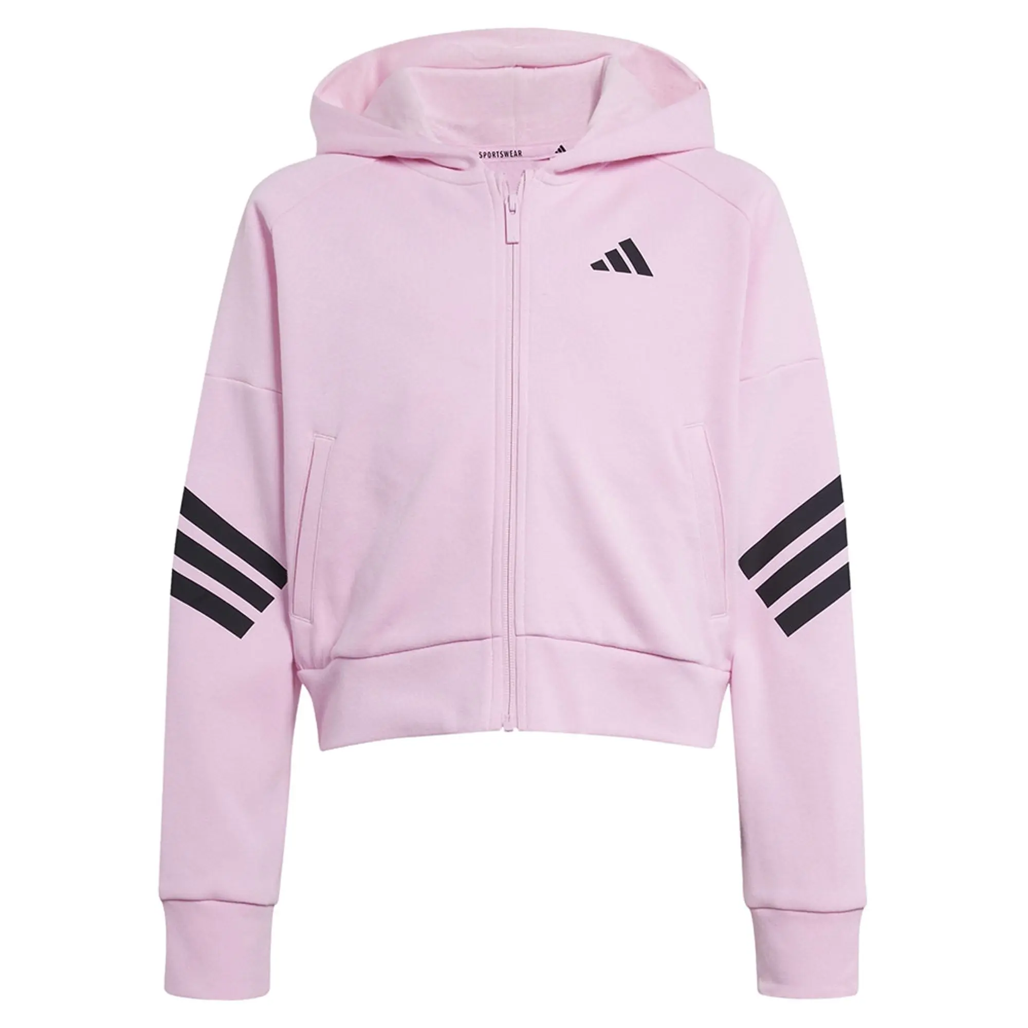 Adidas Future Icons 3 Stripes Full Zip Sweatshirt