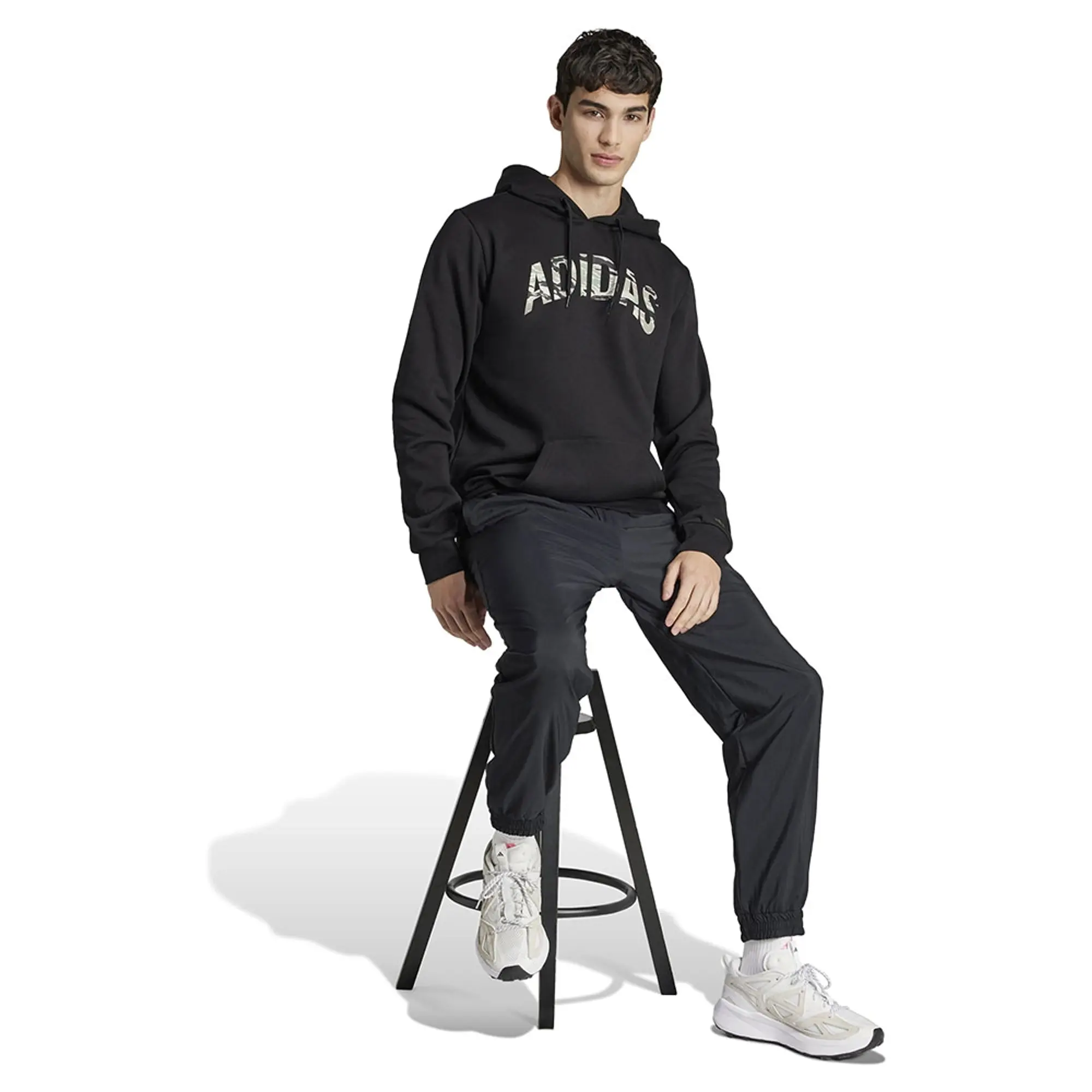 Adidas Linear Camo Graphic Hoodie
