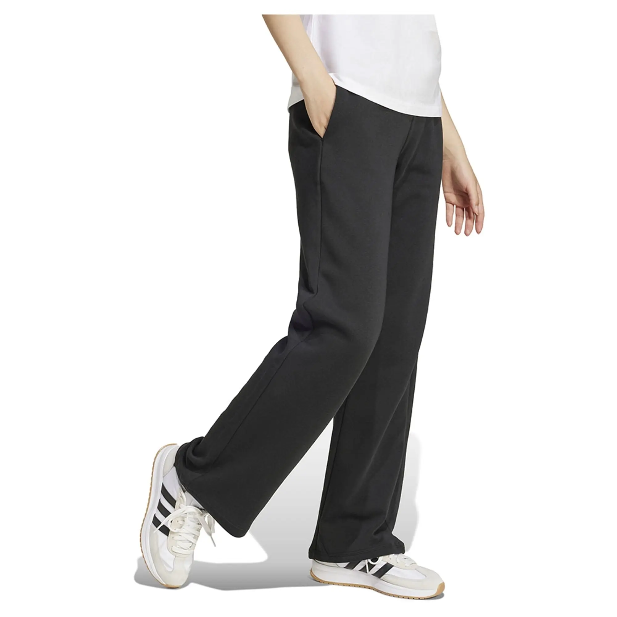 Adidas Essentials Small Logo Feel Cozy Open Hem Joggers