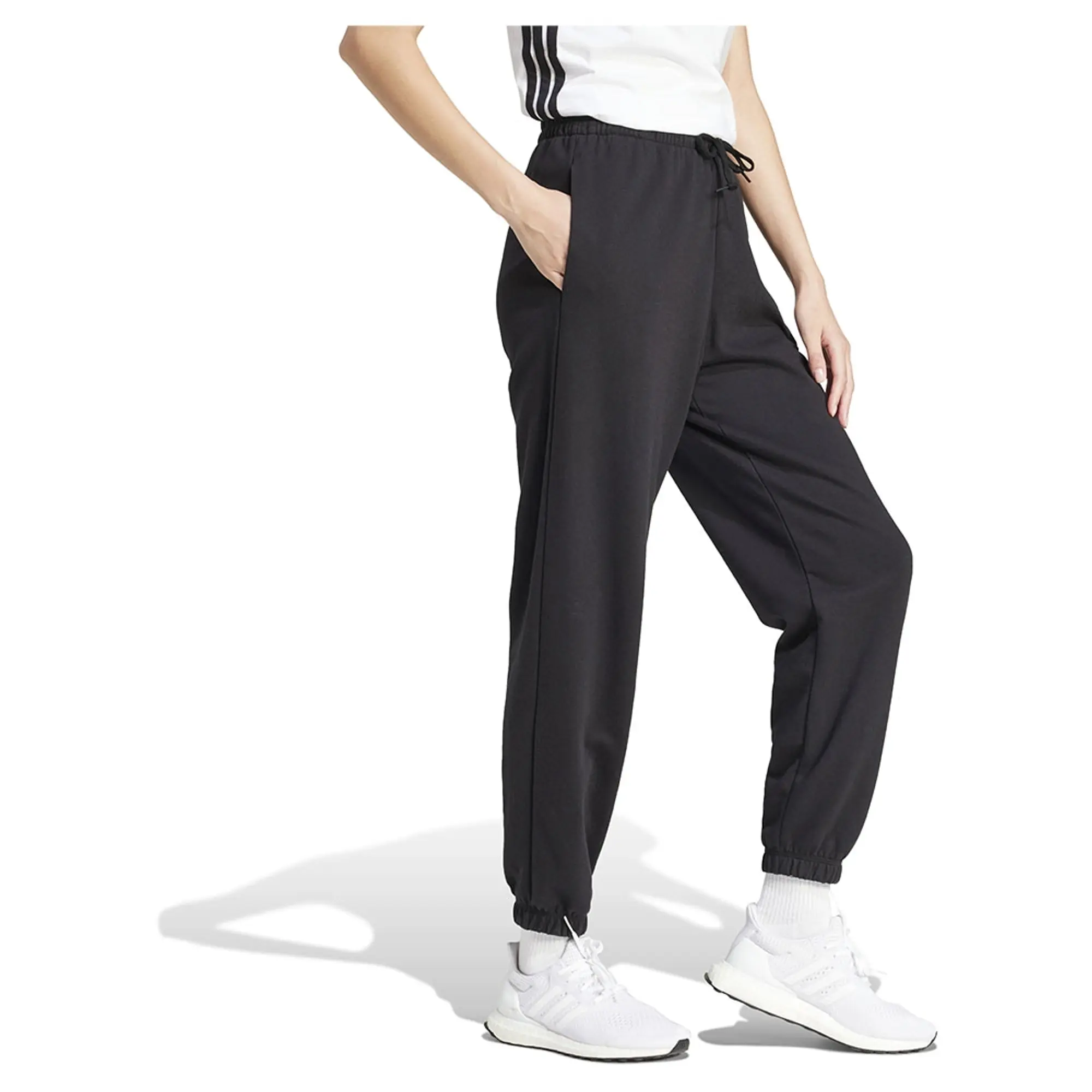 Adidas Essentials Small Logo French Terry Cuffed Joggers