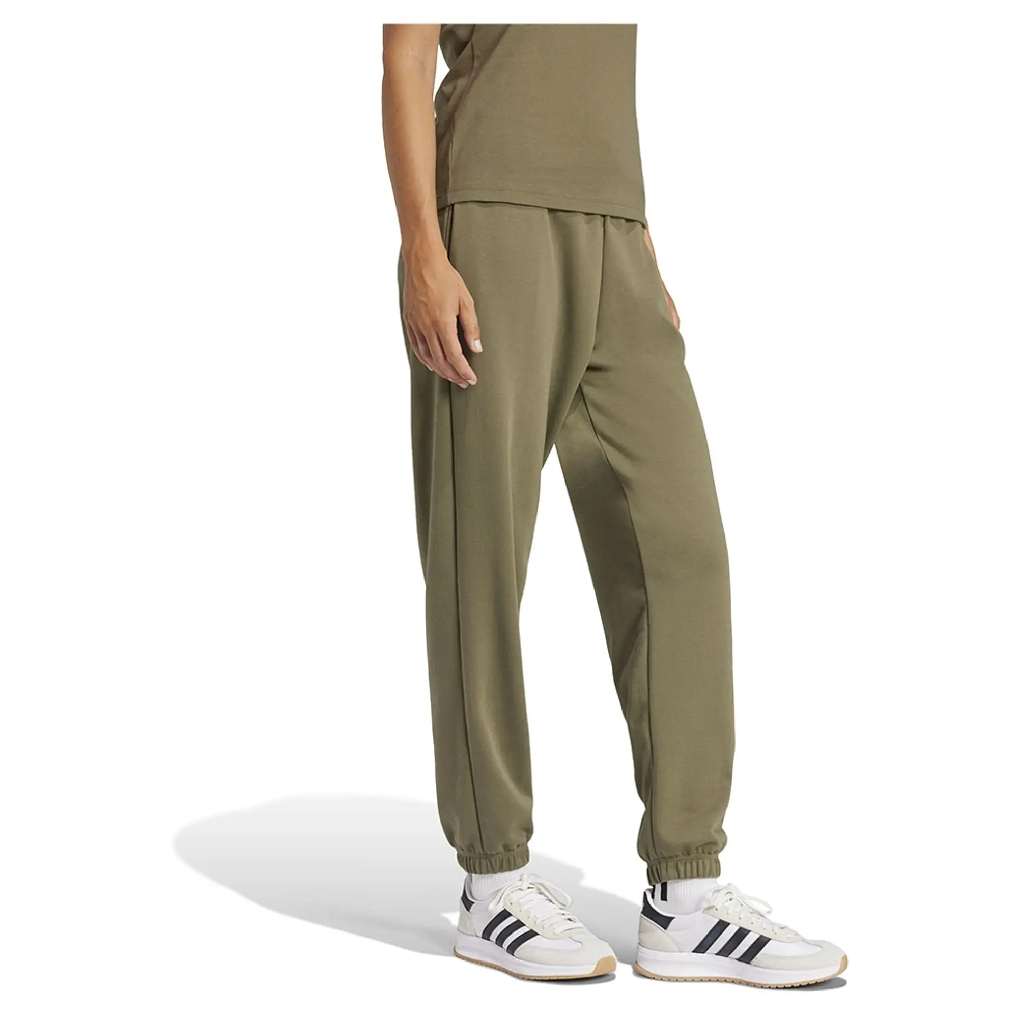 Adidas Essentials Small Logo French Terry Cuffed Joggers