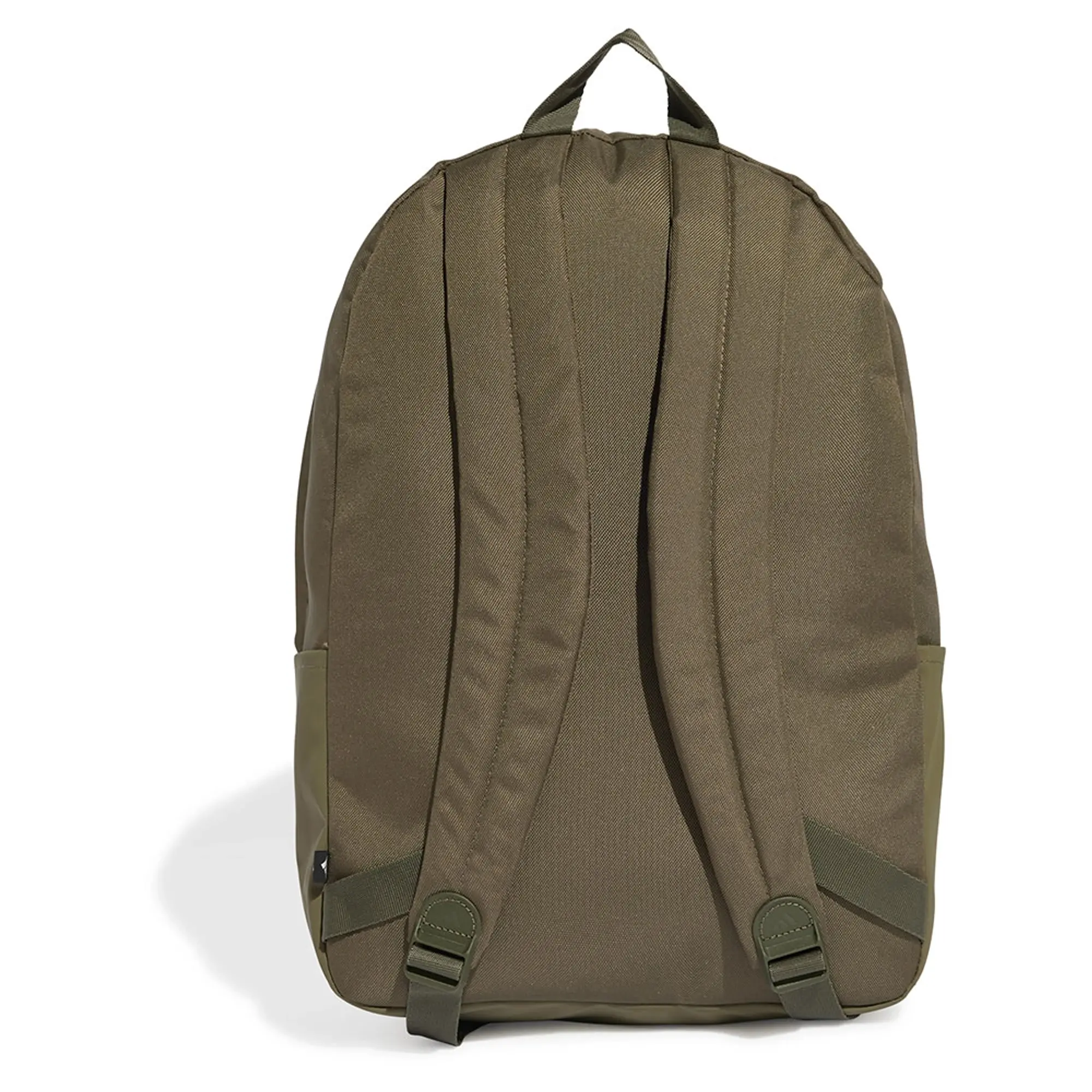 adidas Women's Classic 3 Bar Logo Backpack - Olive Strata/Black - Green