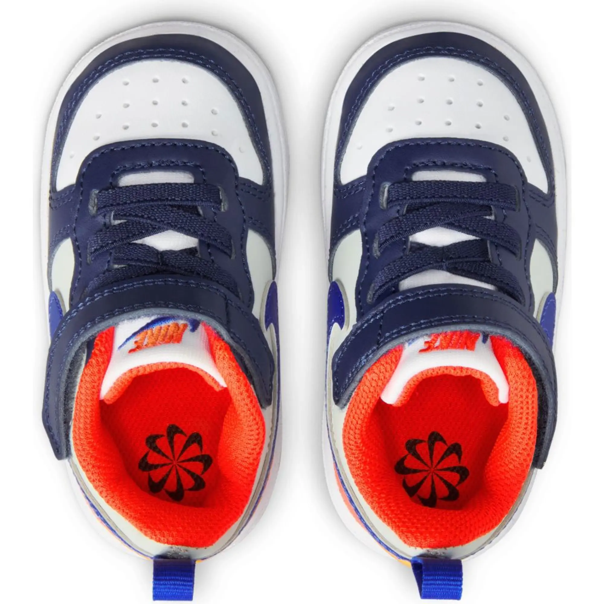 Nike navy multi court borough low recraft Boys Toddler trainers