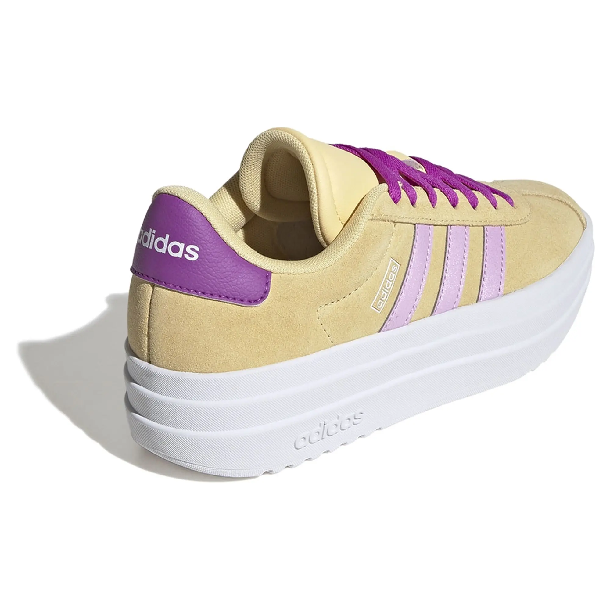adidas Junior VL Court Bold Trainer - Yellow - Size 4.5 - Yellow