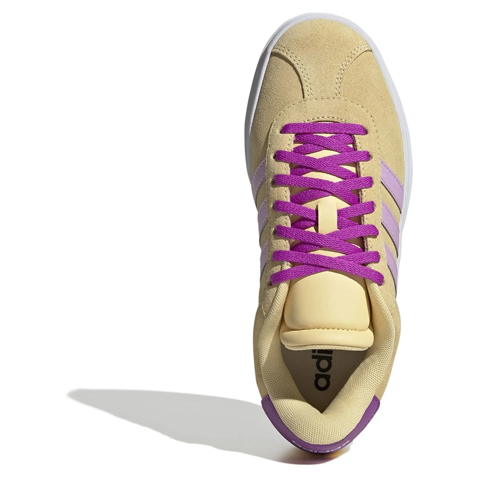 adidas Junior VL Court Bold Trainer - Yellow - Size 4.5 - Yellow