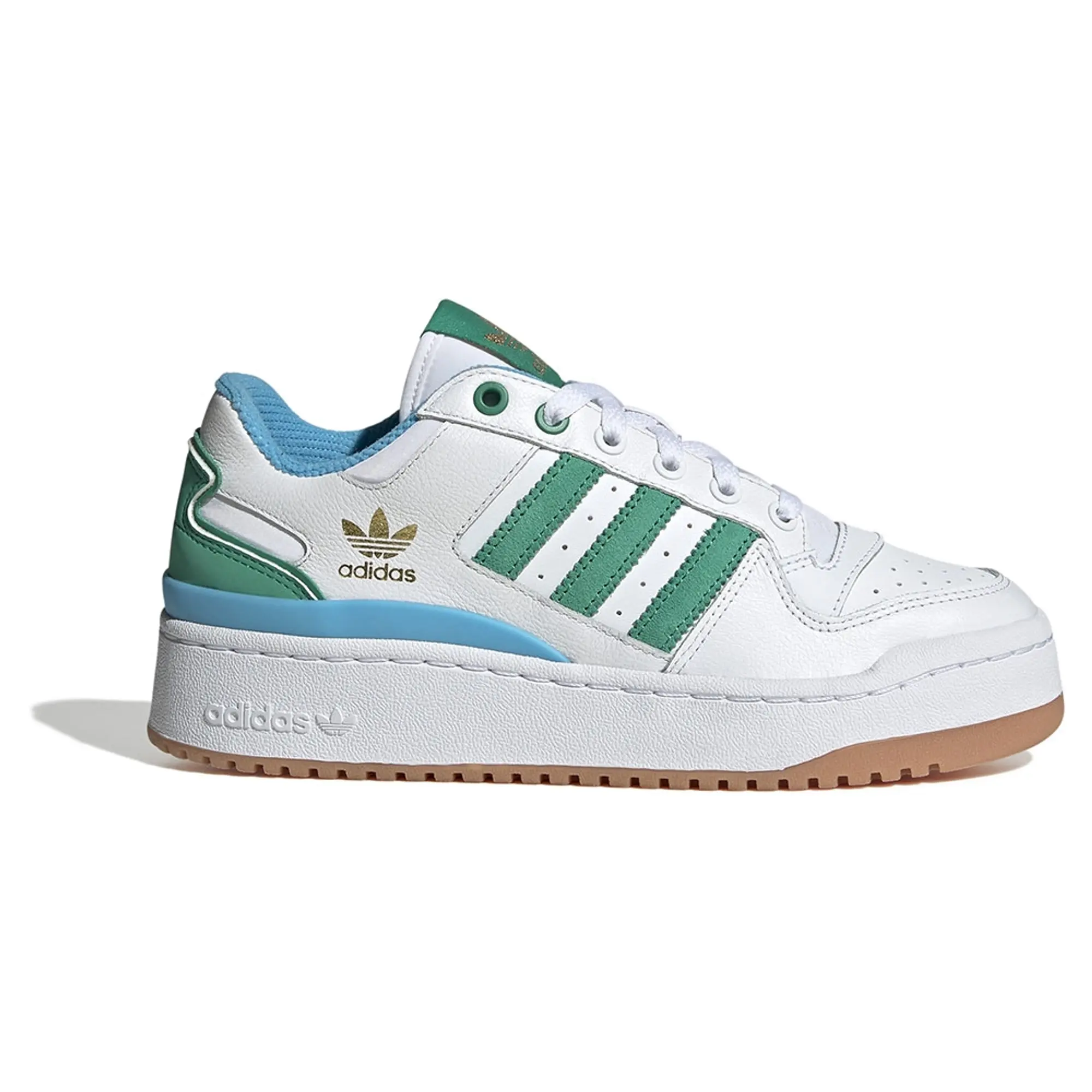 adidas Originals Sneakers Adidas Forum Bold Stripes Ftw White/ Court Green/ Sky Rust Eur 41 1/3