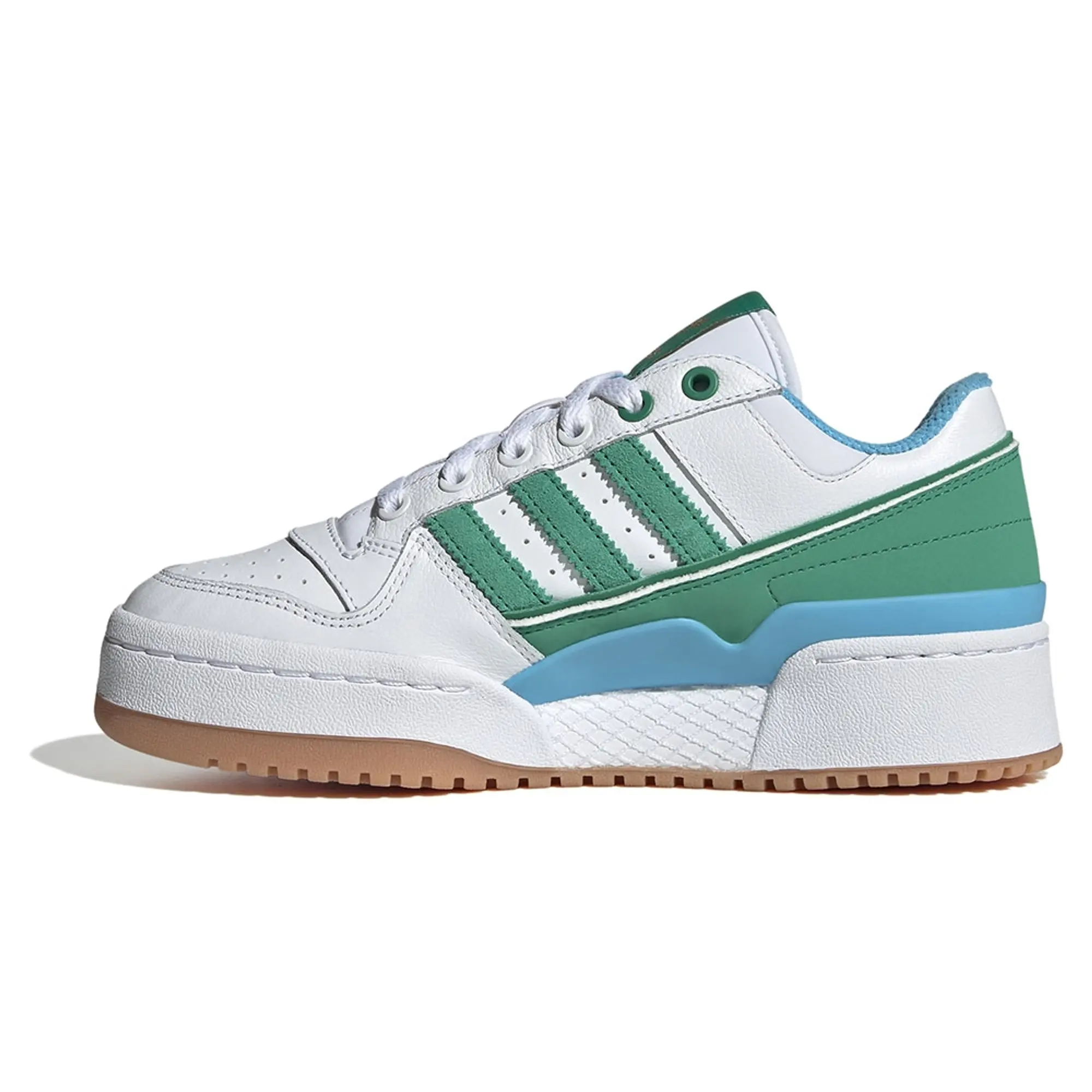 adidas Originals Sneakers Adidas Forum Bold Stripes Ftw White/ Court Green/ Sky Rust Eur 41 1/3