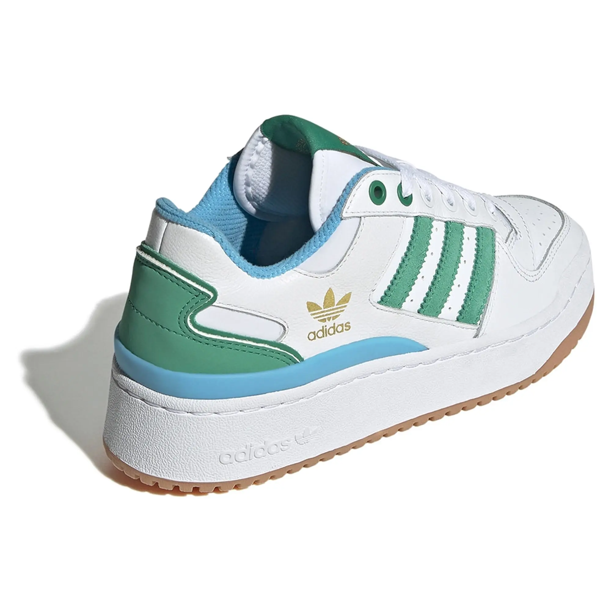 adidas Originals Sneakers Adidas Forum Bold Stripes Ftw White/ Court Green/ Sky Rust Eur 41 1/3